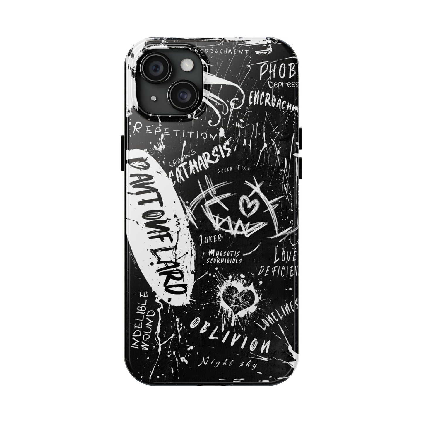 Edgy iPhone Cases for Tough Love - Perfect for Teens and Young Adults, Trendy Art, Unique Gift, Phone Accessories
