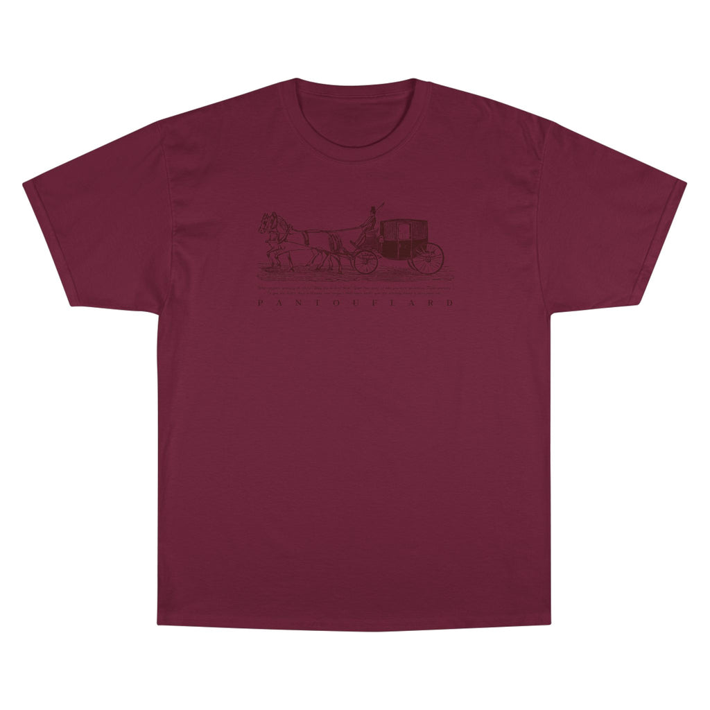 Unisex Burnt Orange Champion Vintage Carriage 100% Cotton T-Shirt