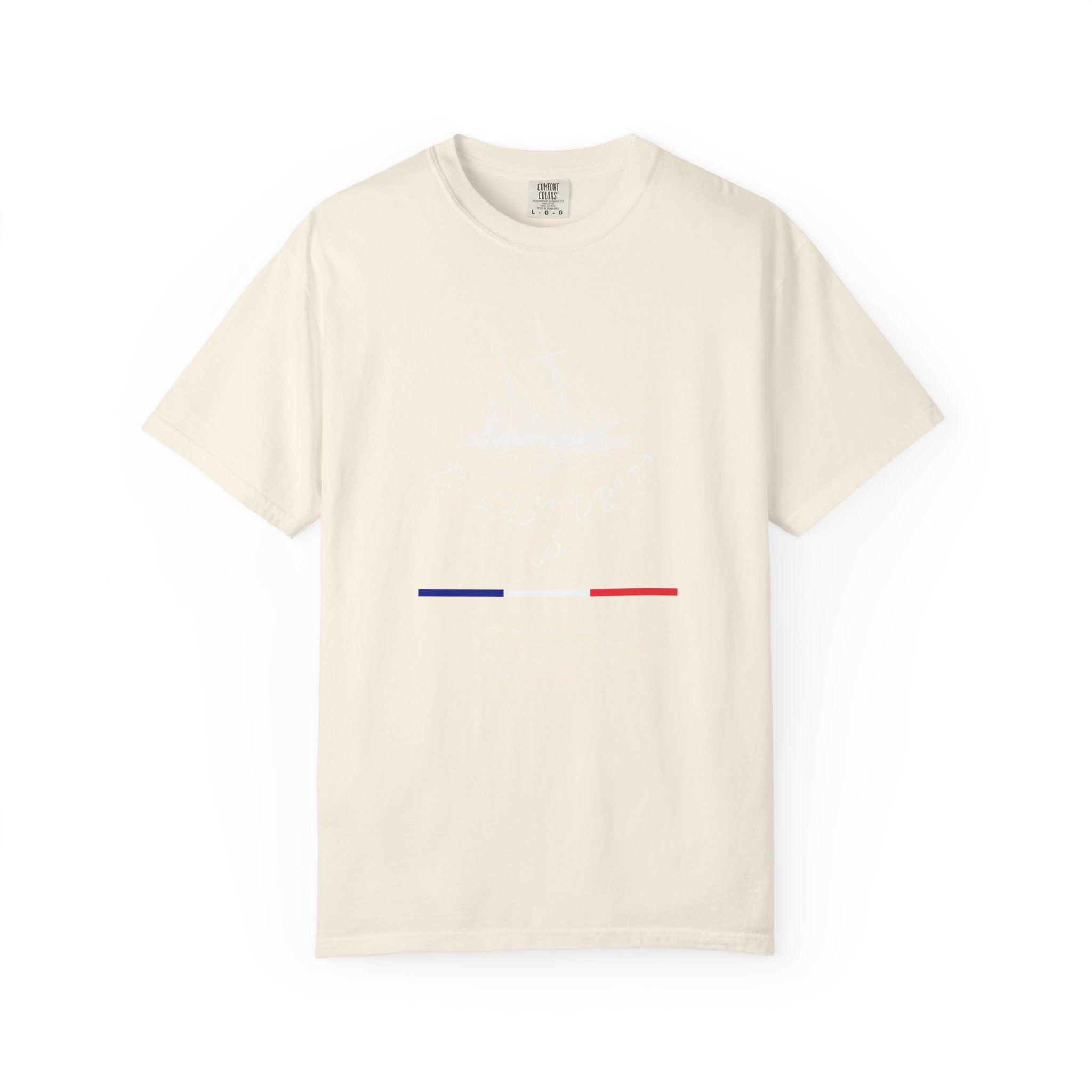 Unisex Navy Blue Nautical Ship The Last Drift 100% Cotton T-shirt