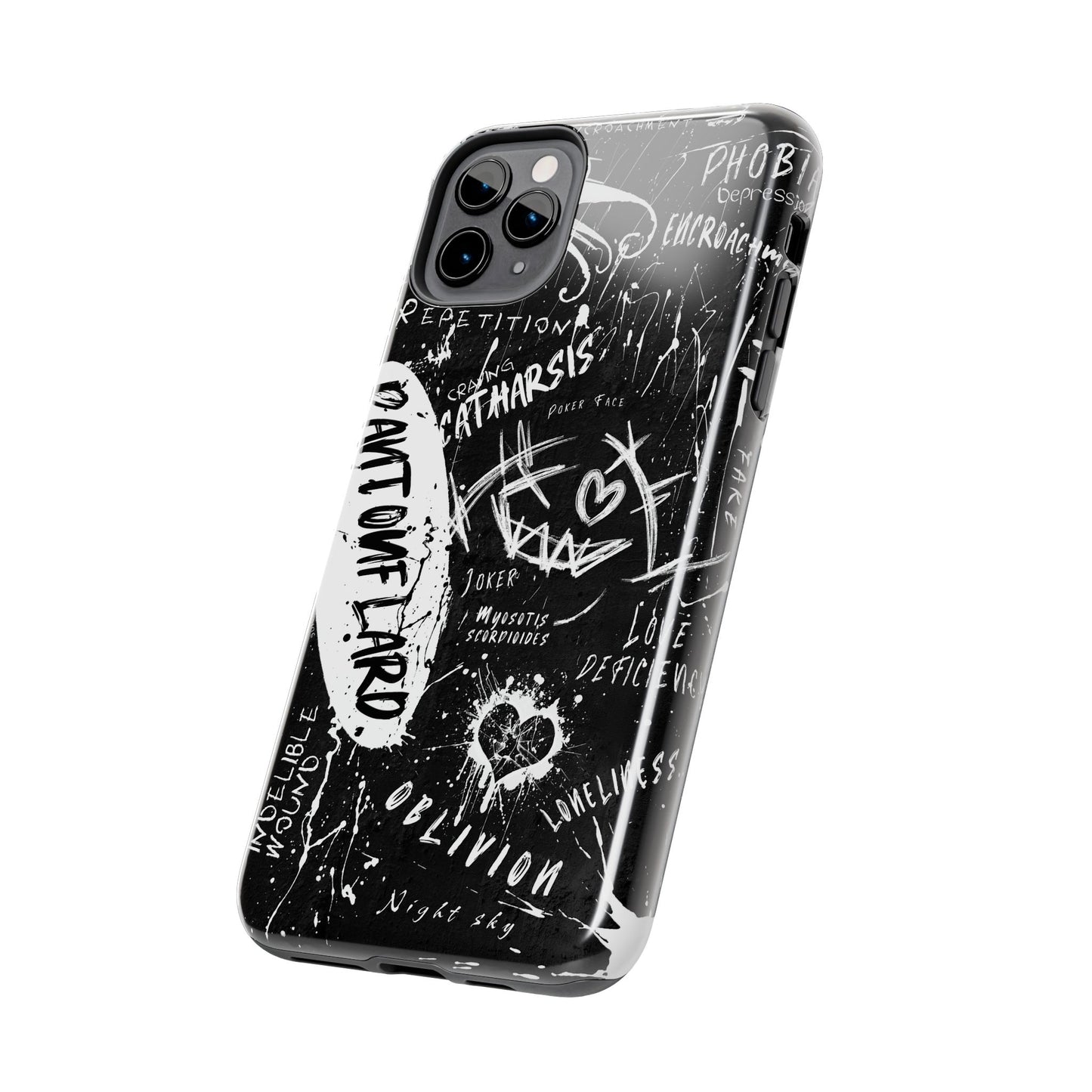 Edgy iPhone Cases for Tough Love - Perfect for Teens and Young Adults, Trendy Art, Unique Gift, Phone Accessories