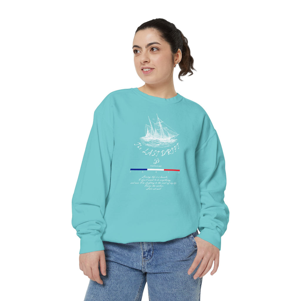 Unisex Navy Last Drift Cotton Blend Sweatshirt