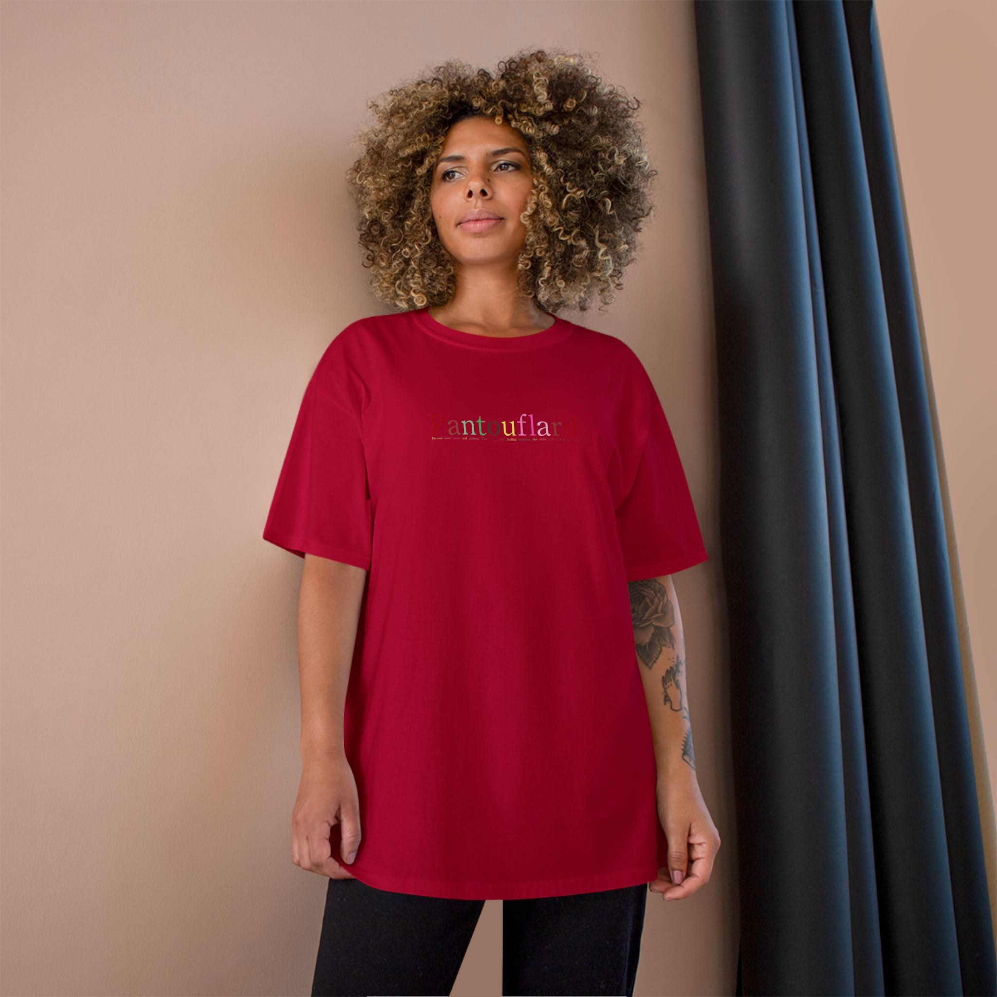 Champion Men's & Women's Black Heavyweight T-Shirt - 6.1oz Heritage Cotton Graphic Tee