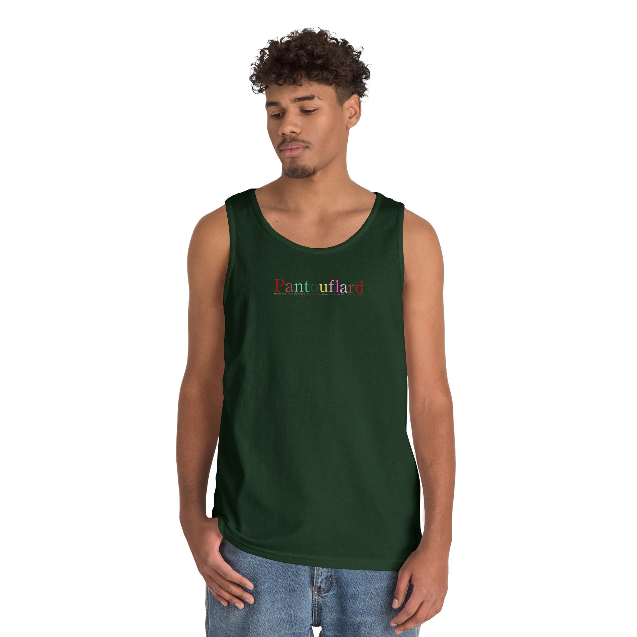 Unisex Heavy Cotton Tank Top - Classic Fit Sleeveless Shirt