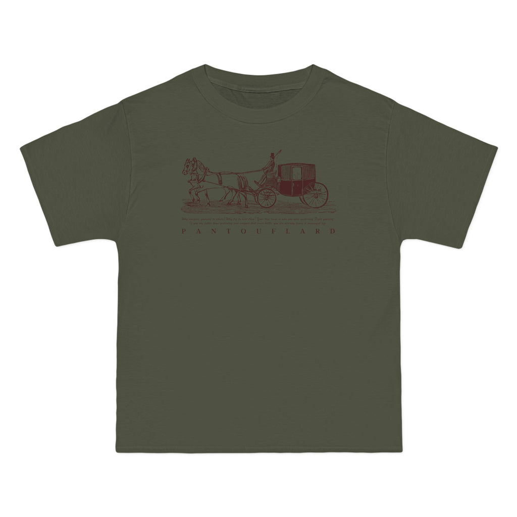 Unisex Burnt Orange Vintage Carriage Graphic 100% Cotton T-Shirt