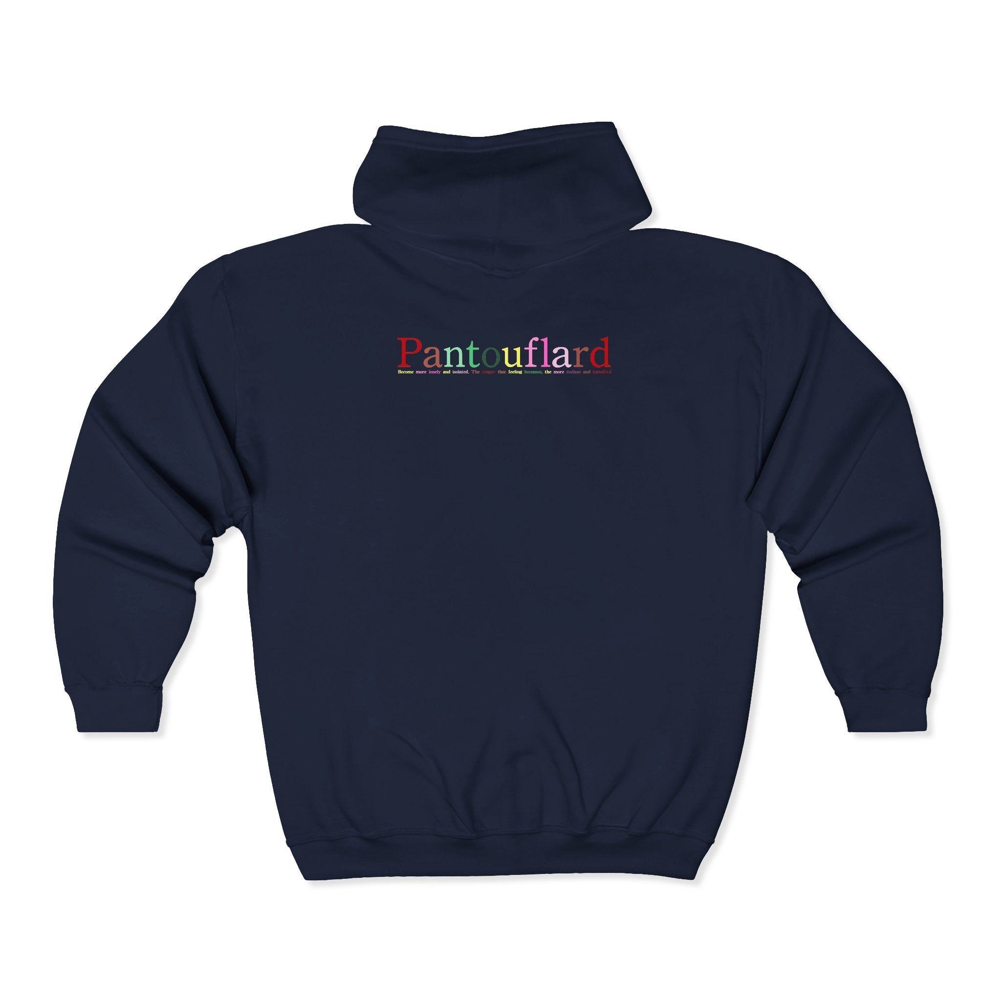 Old Money Aesthetic Zip-Up Hoodie - Back print Heavyweight
