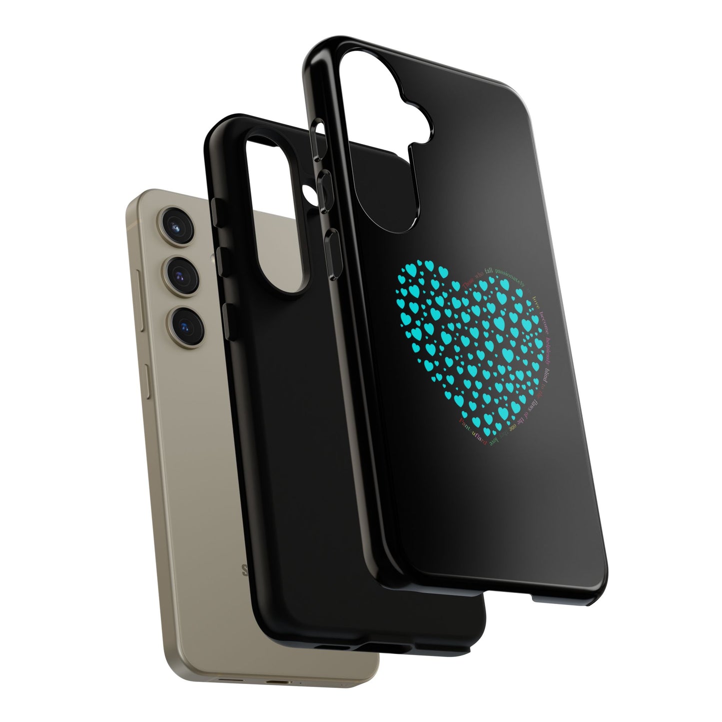Fundas Mint Heart para teléfonos iPhone, Galaxy, Google Pixel (54 tipos)