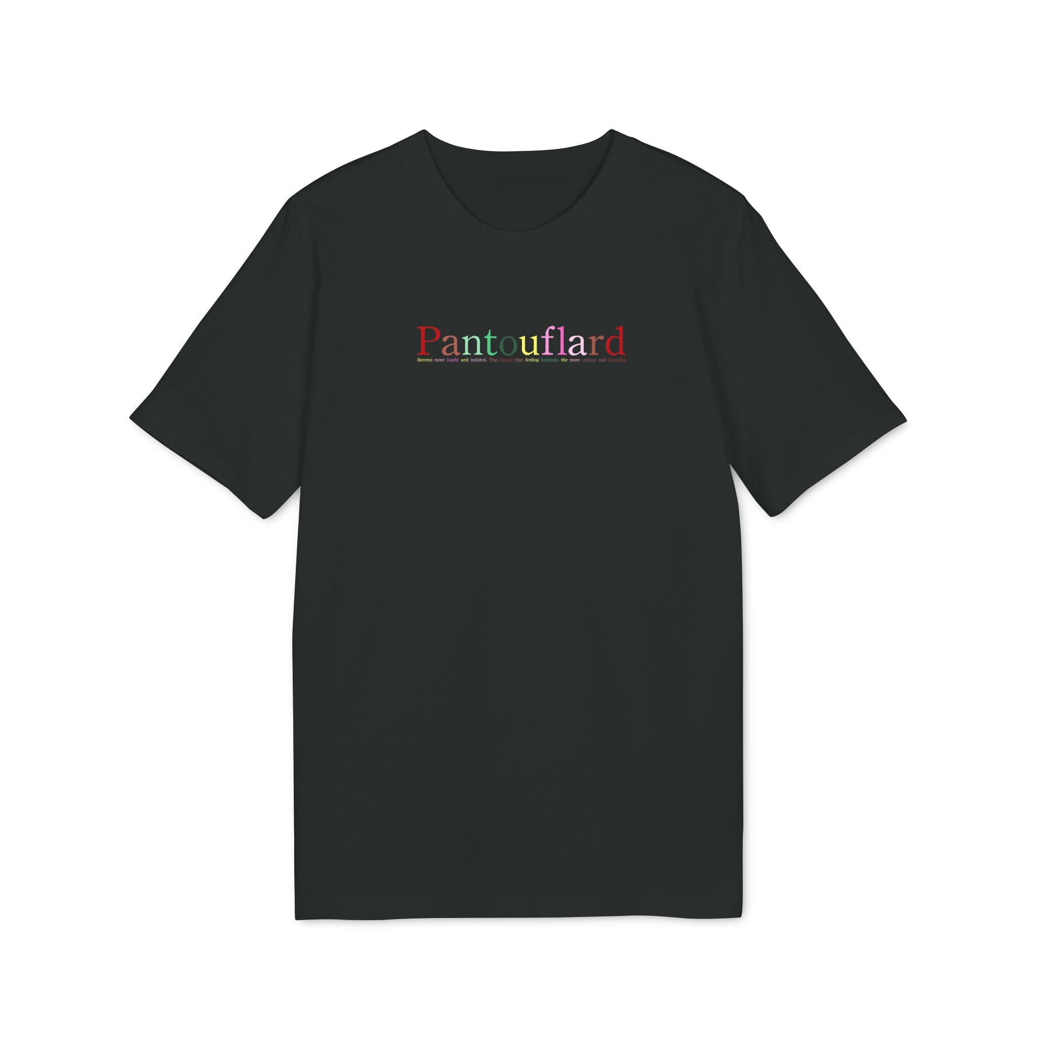Men's & Women's Black Organic Cotton T-Shirt - Premium Sustainable Graphic Tee