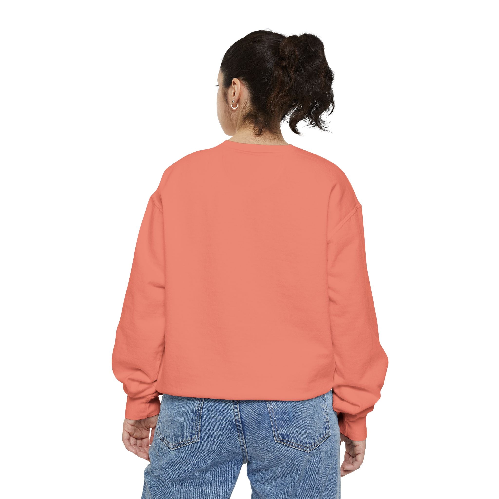 Unisex Navy Vintage Carriage Graphic Cotton Blend Sweatshirt