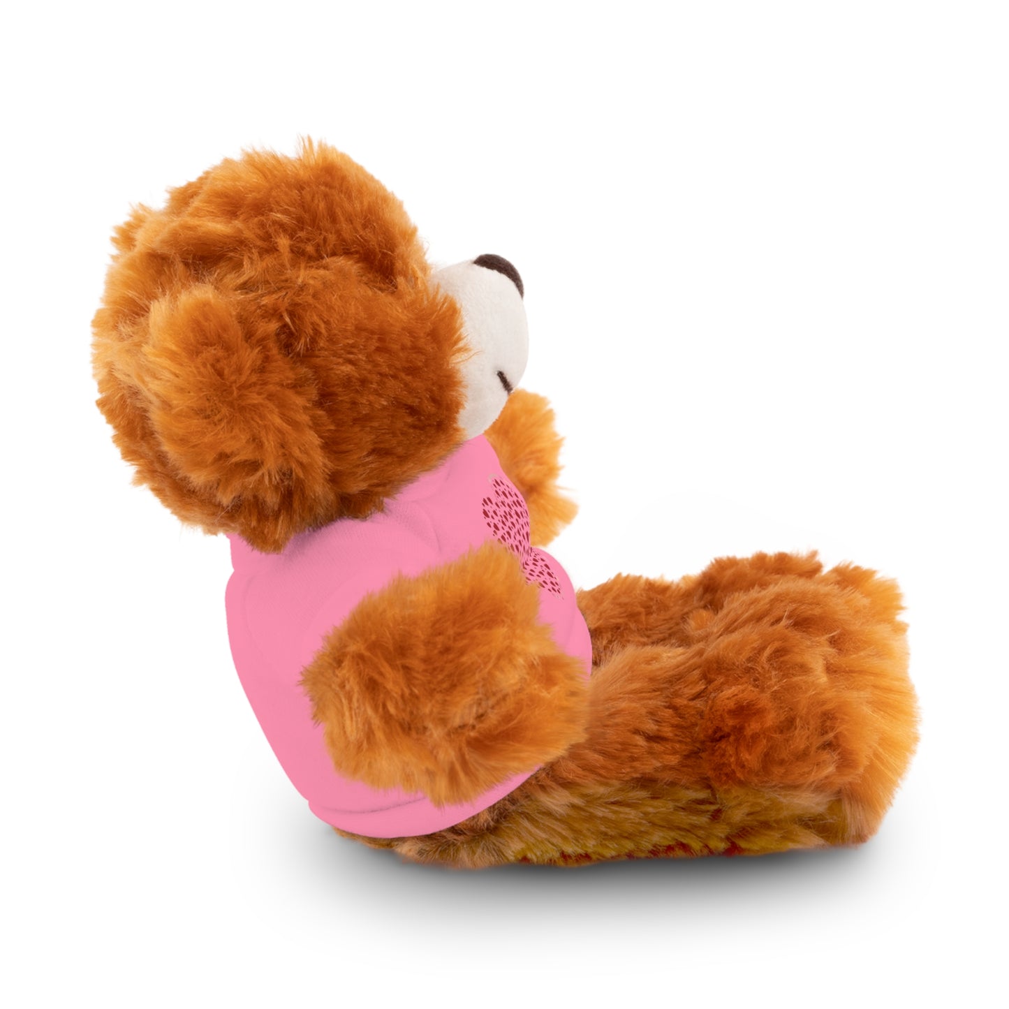 Personalized Stuffed Animal with Red Heart T-Shirt