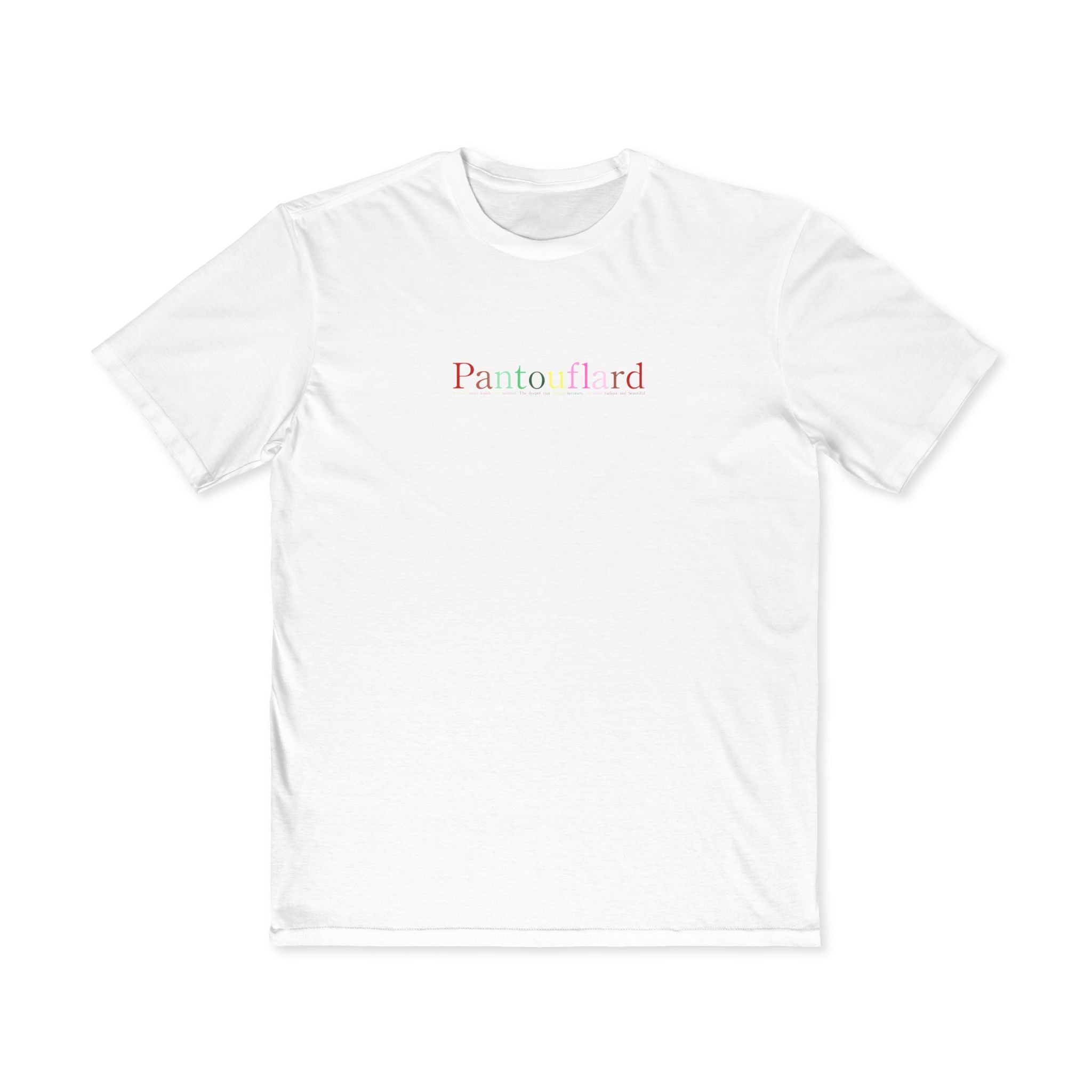 Men's & Women's Black Semi-Slim Fit T-Shirt - Lightweight 4.3oz Soft Cotton Graphic Tee