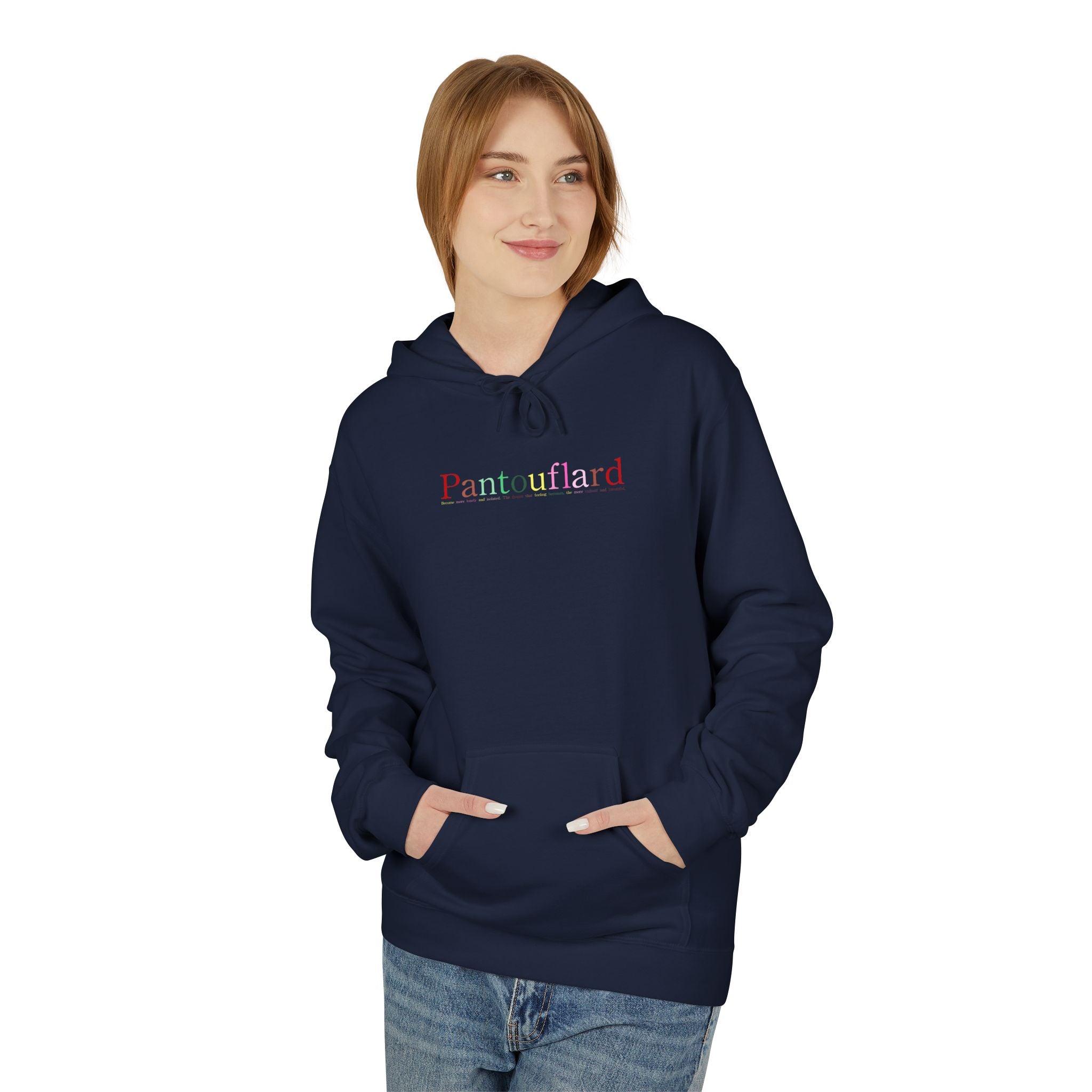 Old Money Aesthetic Premium Hoodie - Pantouflard Logo (Gildan Hammer Heavyweight Fleece)