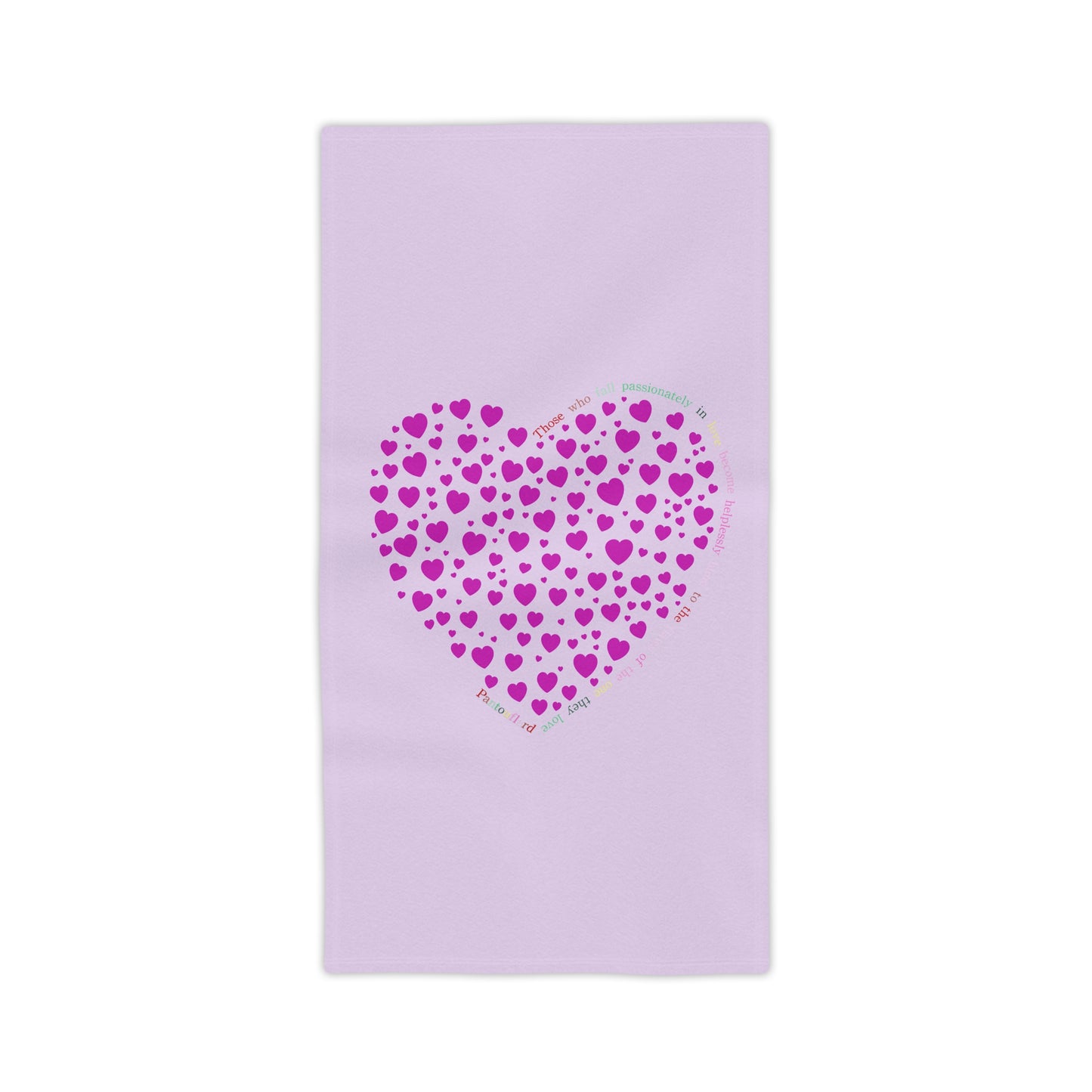 Beach Towels with Pink Heart Design , Cute Summer Accessories, Beach Day Essentials
