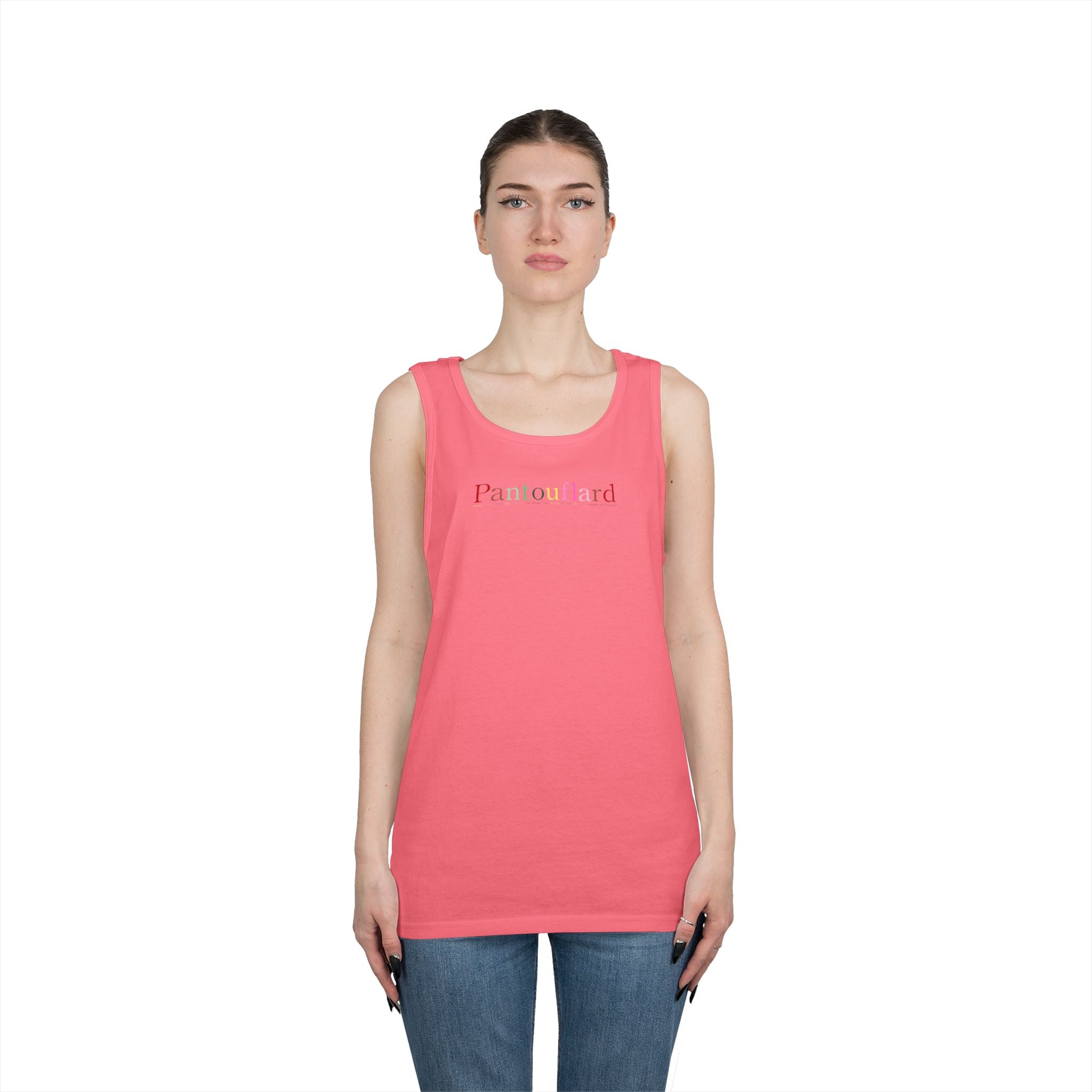 Unisex Heavy Cotton Tank Top - Classic Fit Sleeveless Shirt