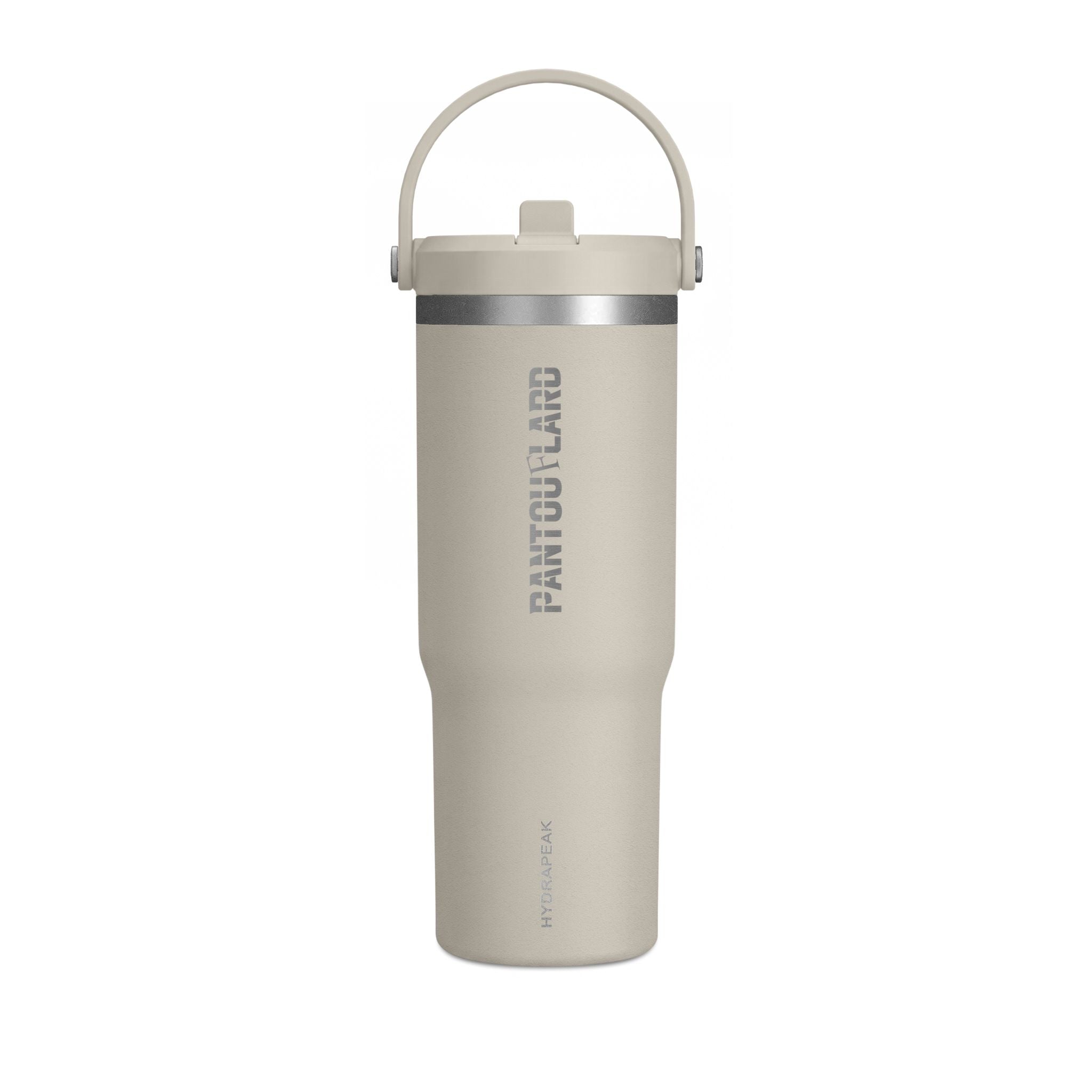 Black Vertical Pantouflard Logo 32oz Stainless Steel Nomad Tumbler