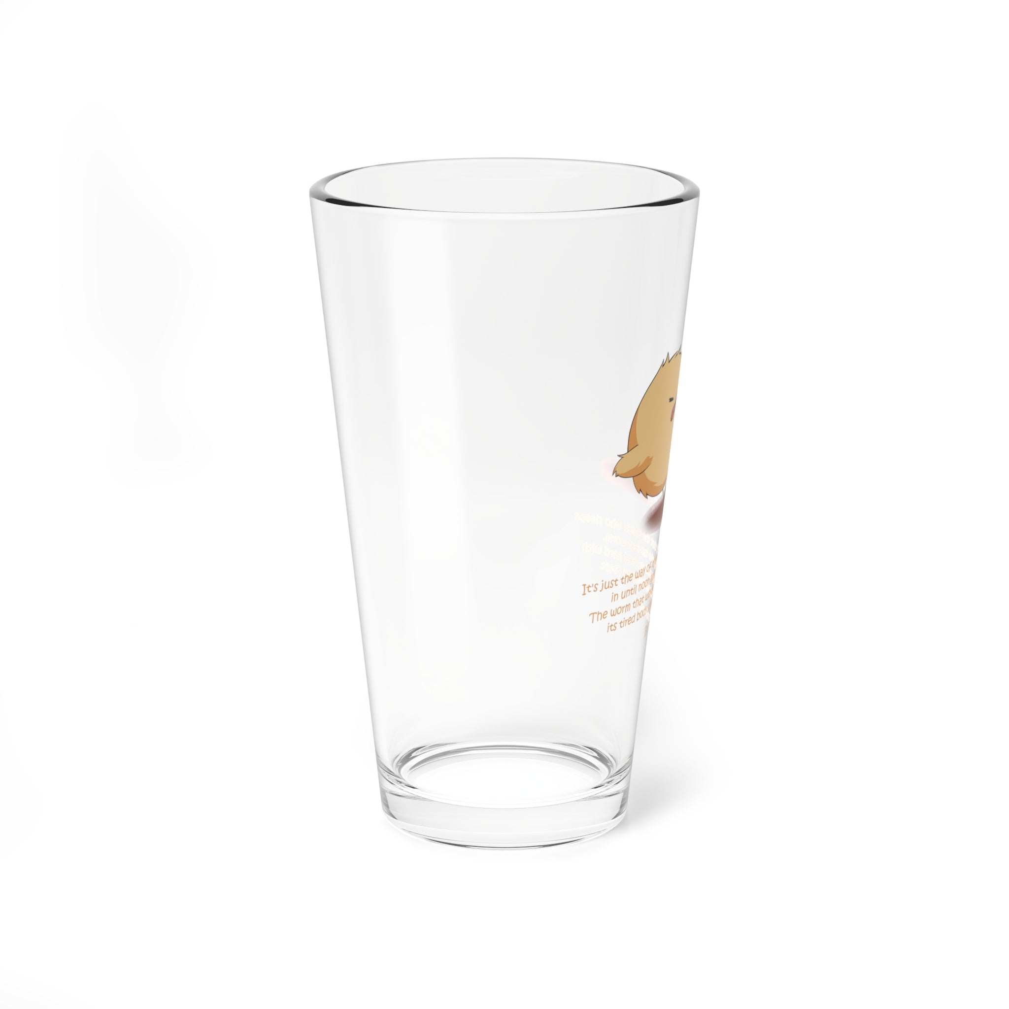 Clear Pantouflard 'Late Chick' Sarcastic Solid Glass Mixer