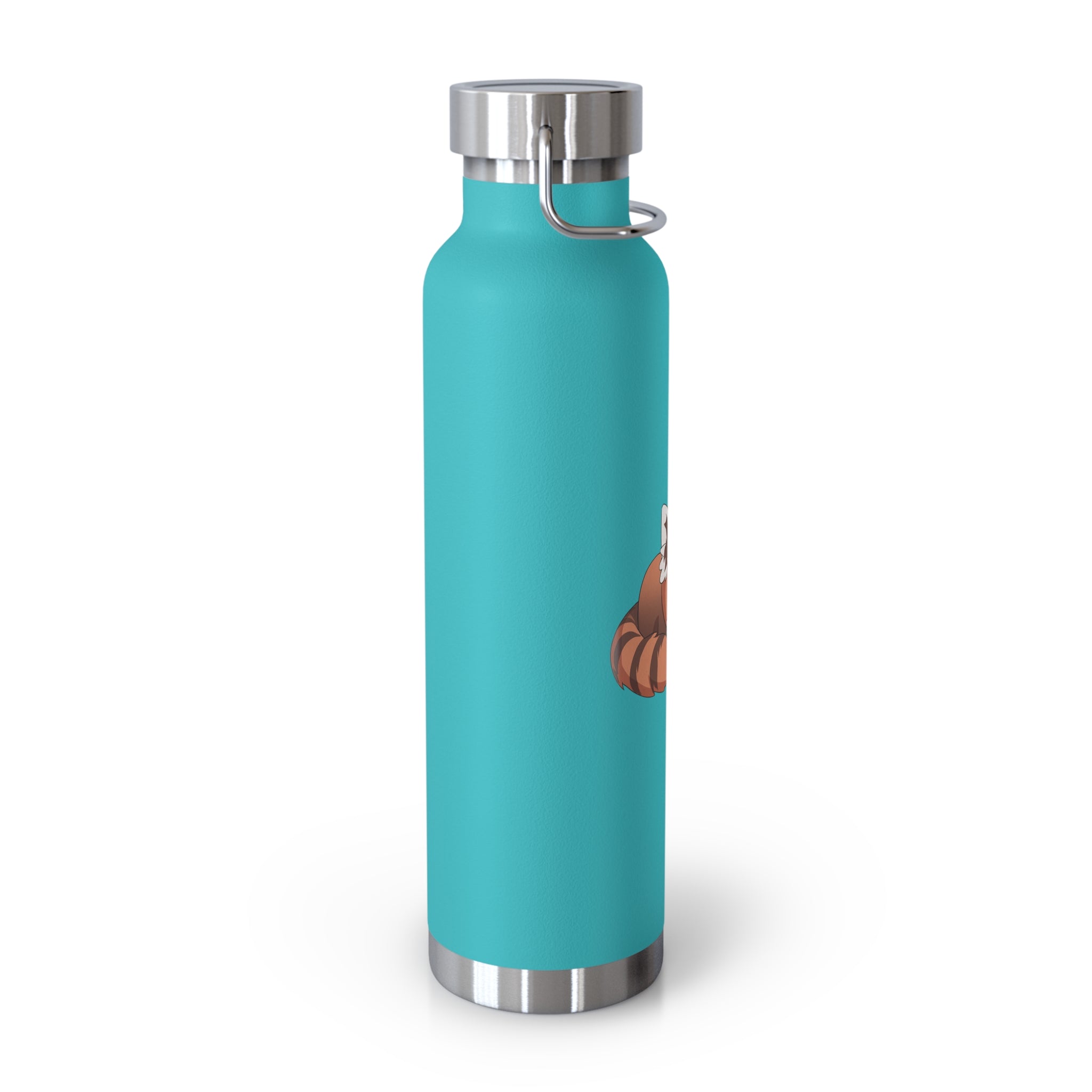 Orange Cute Sleeping Red Panda 22oz Copper Vacuum Insulated Bottle