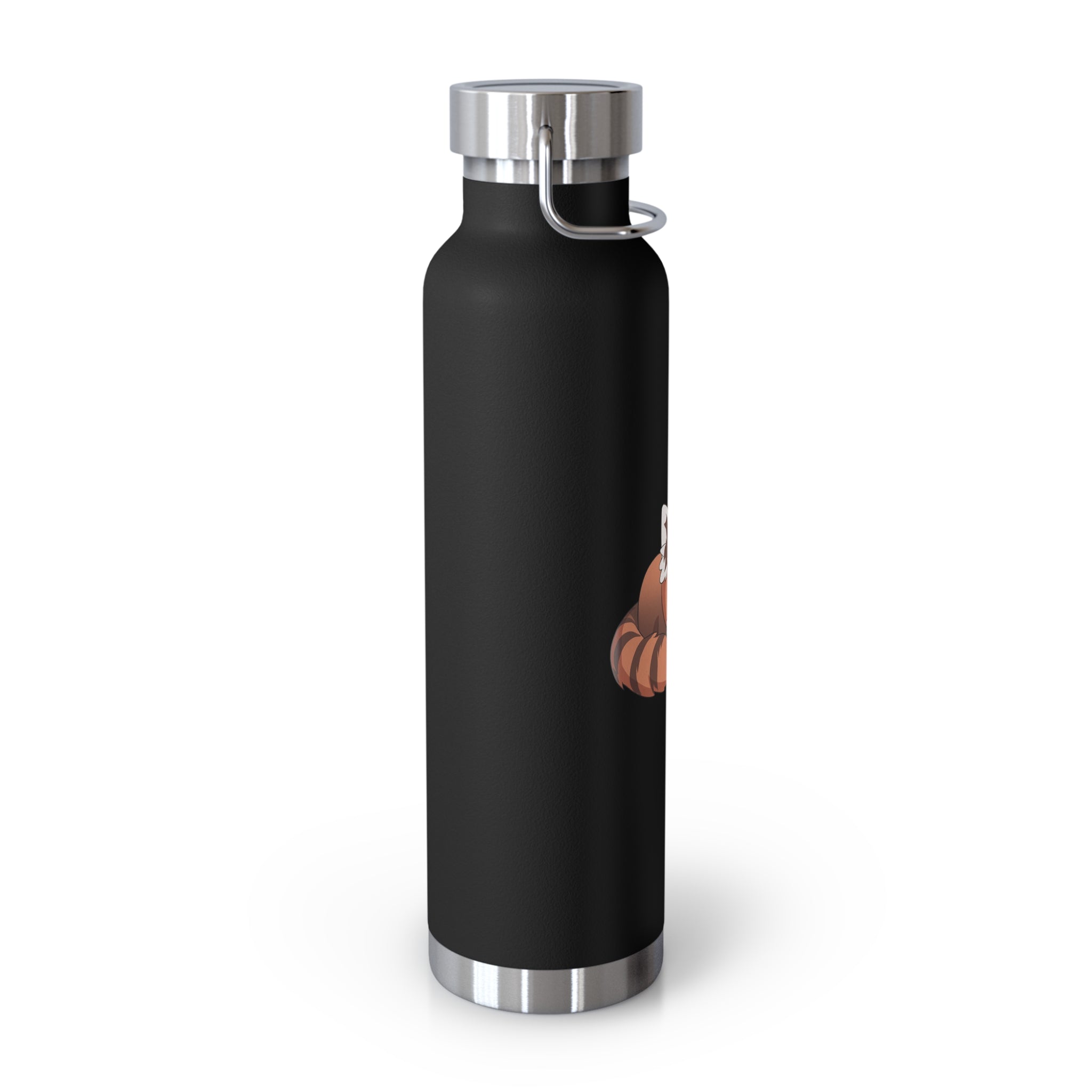 Orange Cute Sleeping Red Panda 22oz Copper Vacuum Insulated Bottle