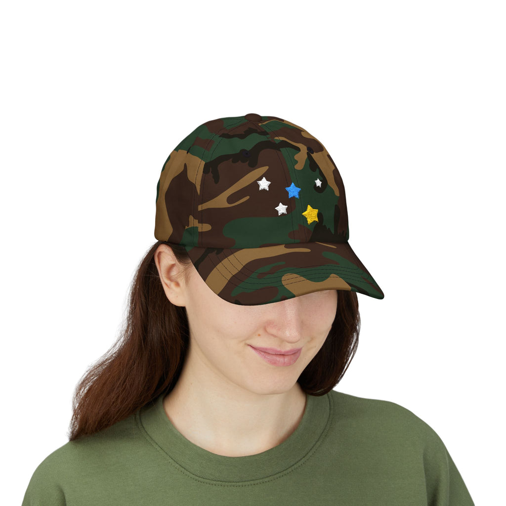 Unisex Cassiopeia Star Embroidered Cotton Dad Cap