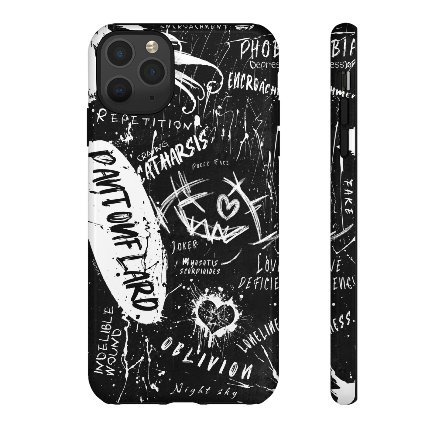 Fundas resistentes: funda atrevida para iPhone, Galaxy, Google Pixel, diseño de grafiti negro, estética urbana, regalo para amantes del arte, accesorios de teléfono modernos, estilo callejero