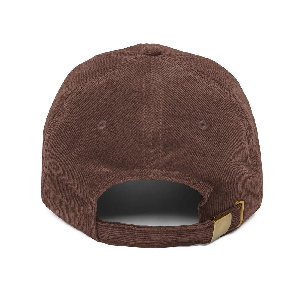 Unisex Cassiopeia Star Embroidered Cotton Corduroy Cap