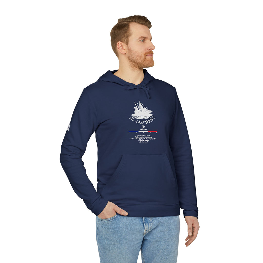 Old Money Yacht Club Hoodie - The Last Drift II (Authentic Adidas Sporty Rich Fleece)