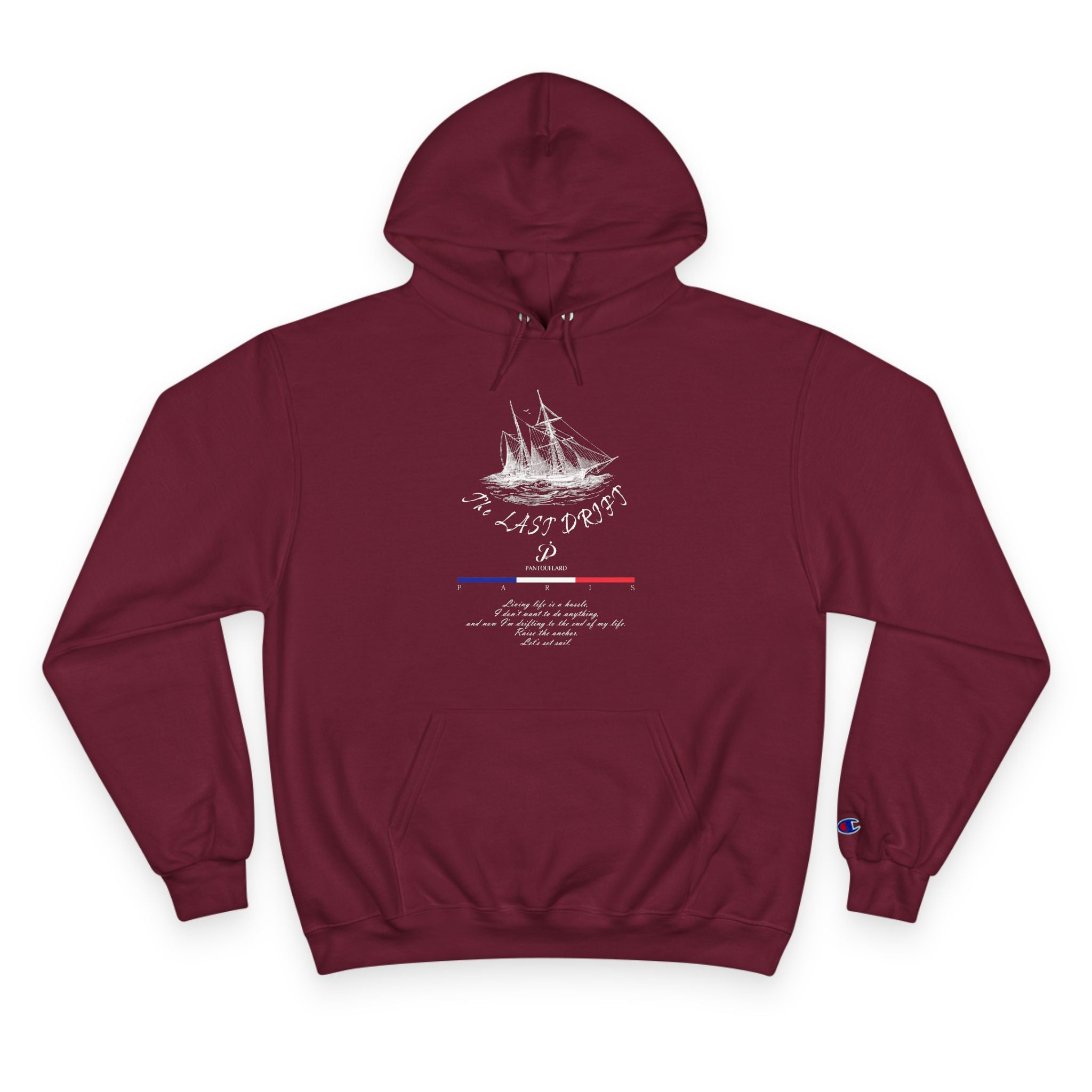 Old Money Nautical Heritage Hoodie - The Last Drift II (Champion Authentic Eco-Fleece)