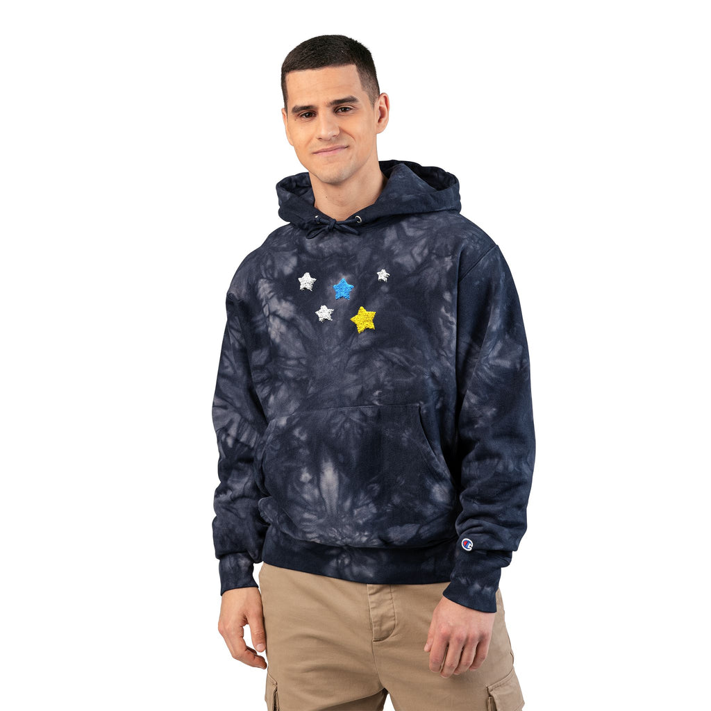 Champion Cassiopeia Constellation Tie-Dye Hoodie - W-Shape Reverse Weave Pullover