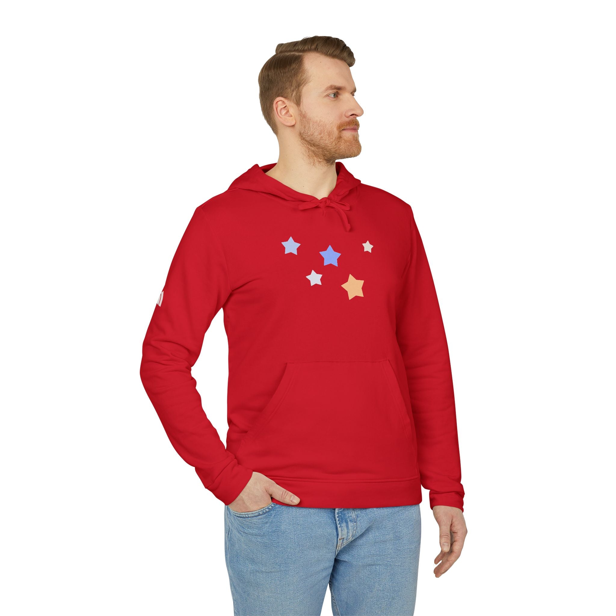 Adidas Cassiopeia Constellation Graphic Hoodie - W-Shape Eco Fleece Pullover