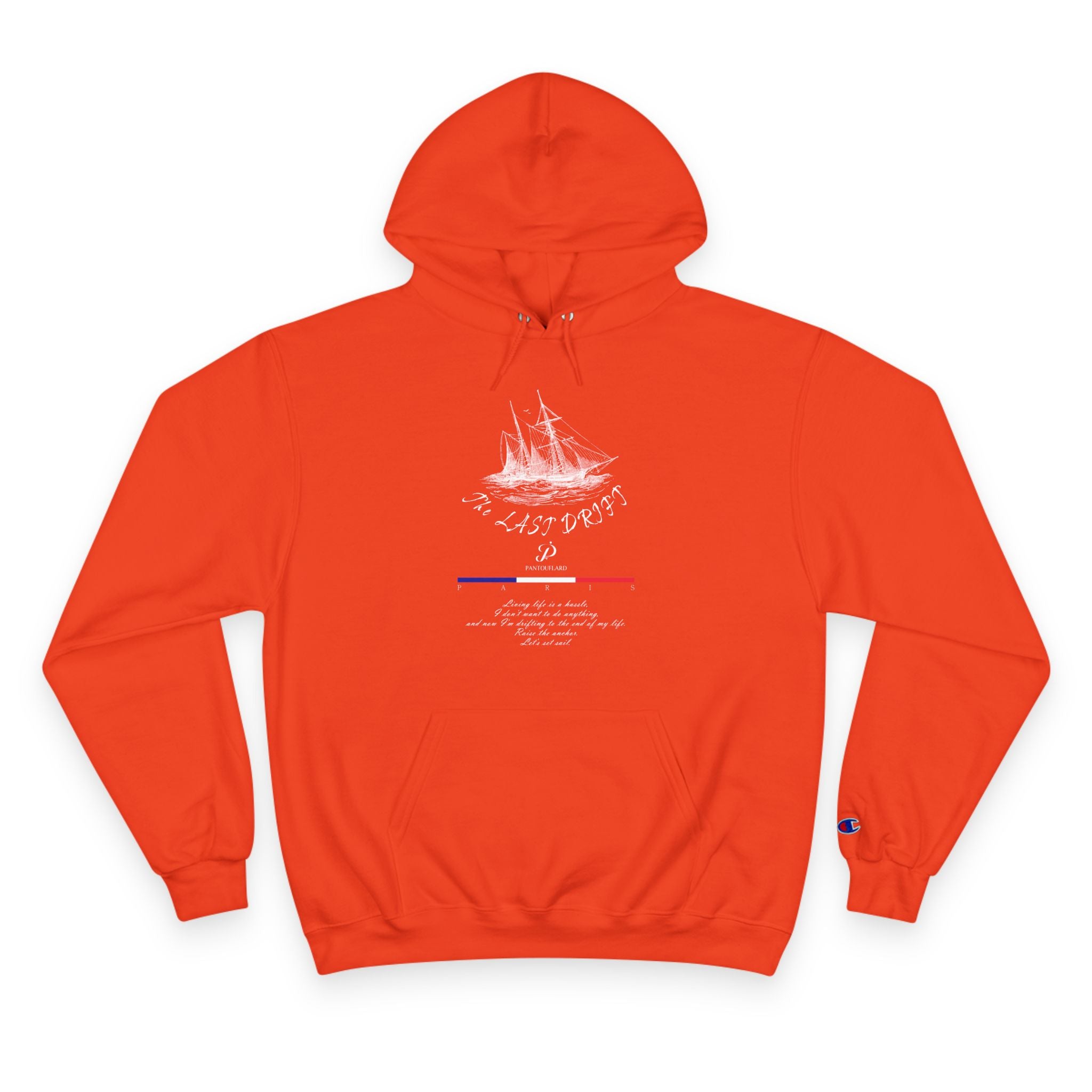 Old Money Nautical Heritage Hoodie - The Last Drift II (Champion Authentic Eco-Fleece)