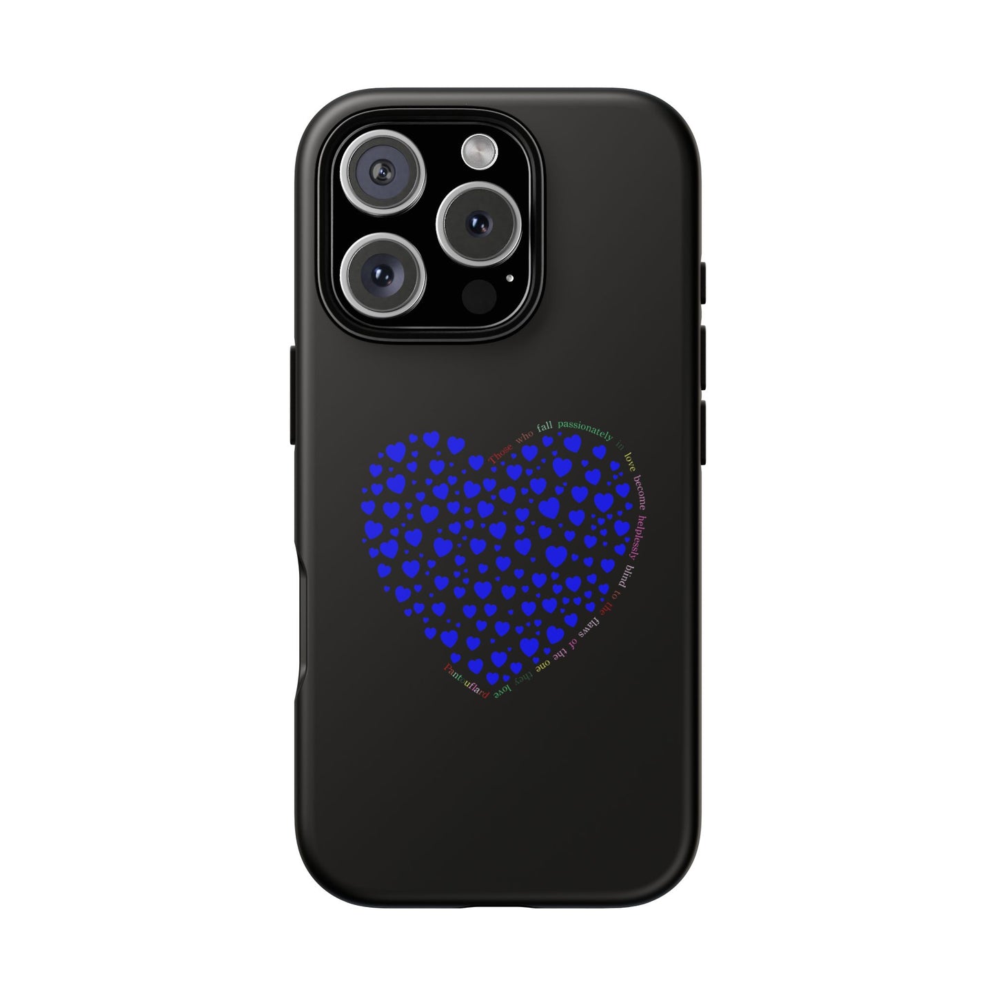 Fundas de corazón azul para teléfonos iPhone, Galaxy, Google Pixel (54 tipos)
