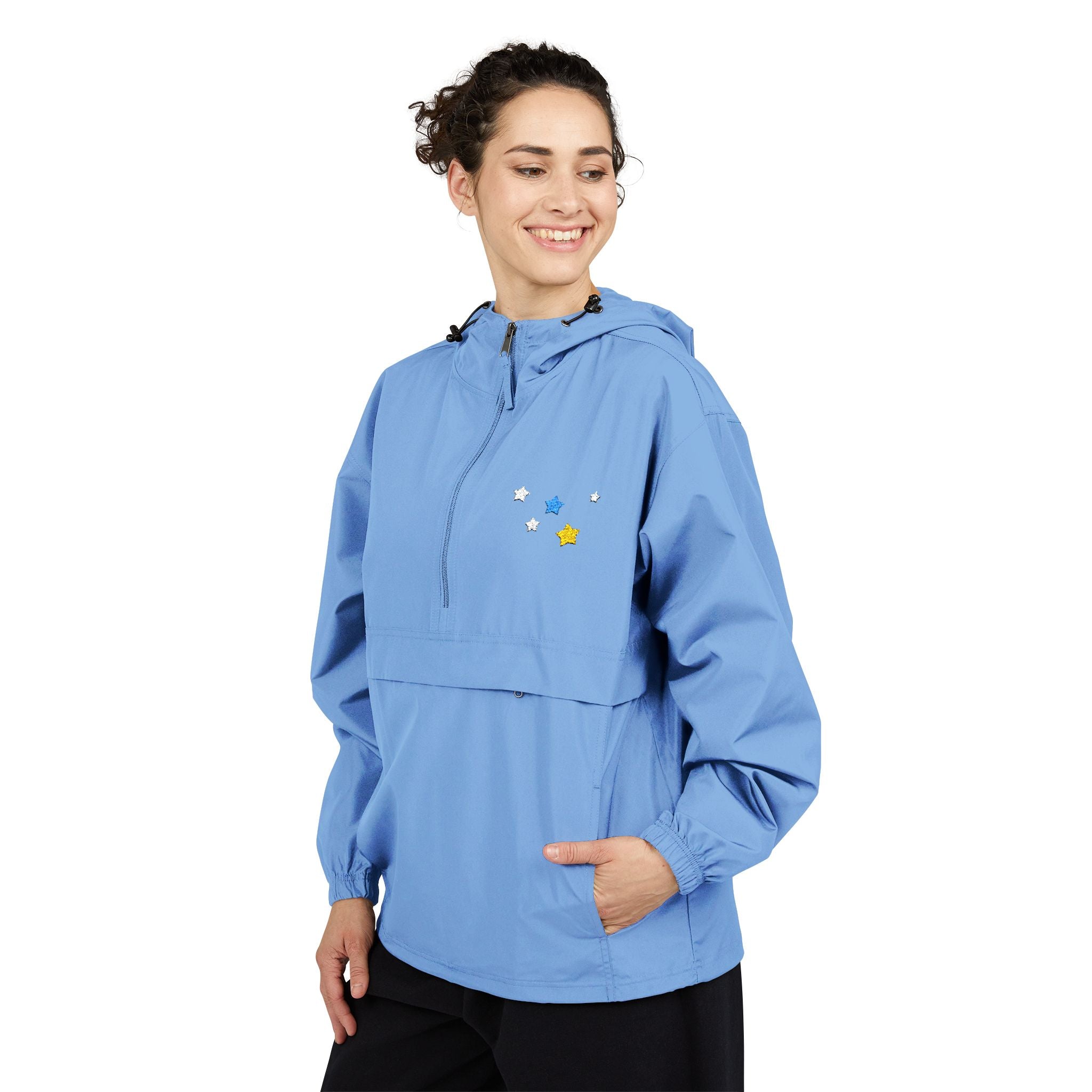 Champion Men's & Women's Cassiopeia Constellation Embroidered Anorak - W-Shape Packable Jacket