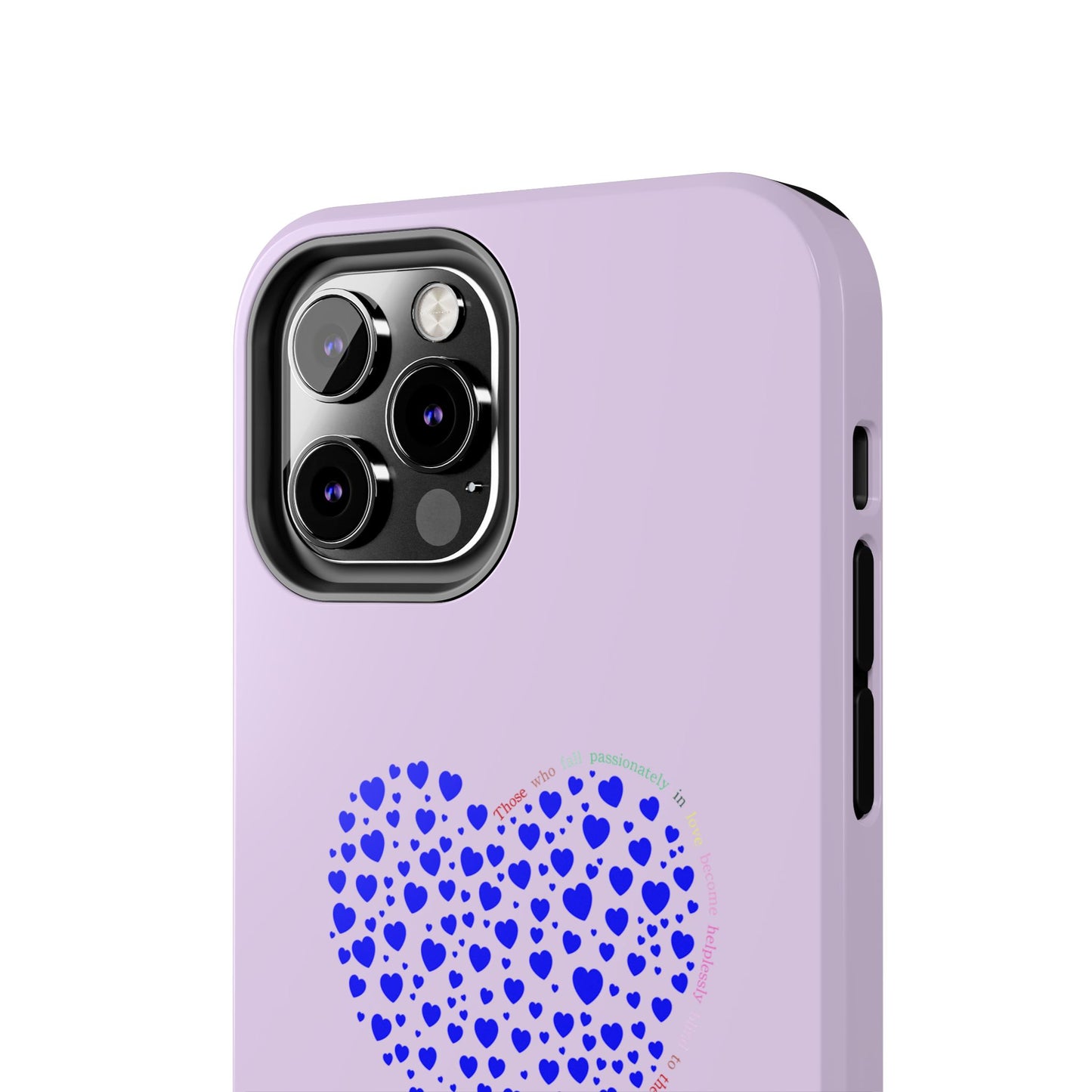 Blue Heart Design Tough iPhone Cases