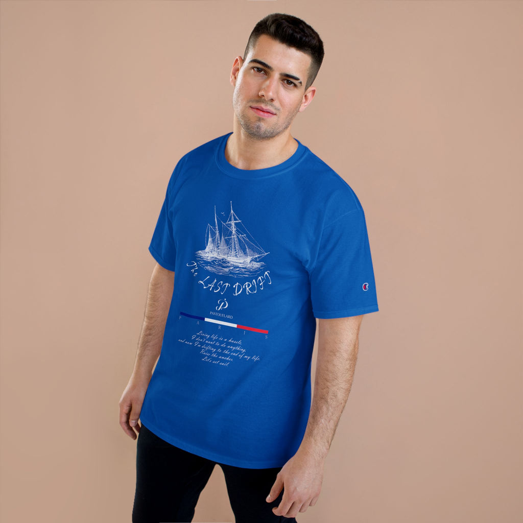 Champion Unisex Black Last Drift Cotton T-Shirt