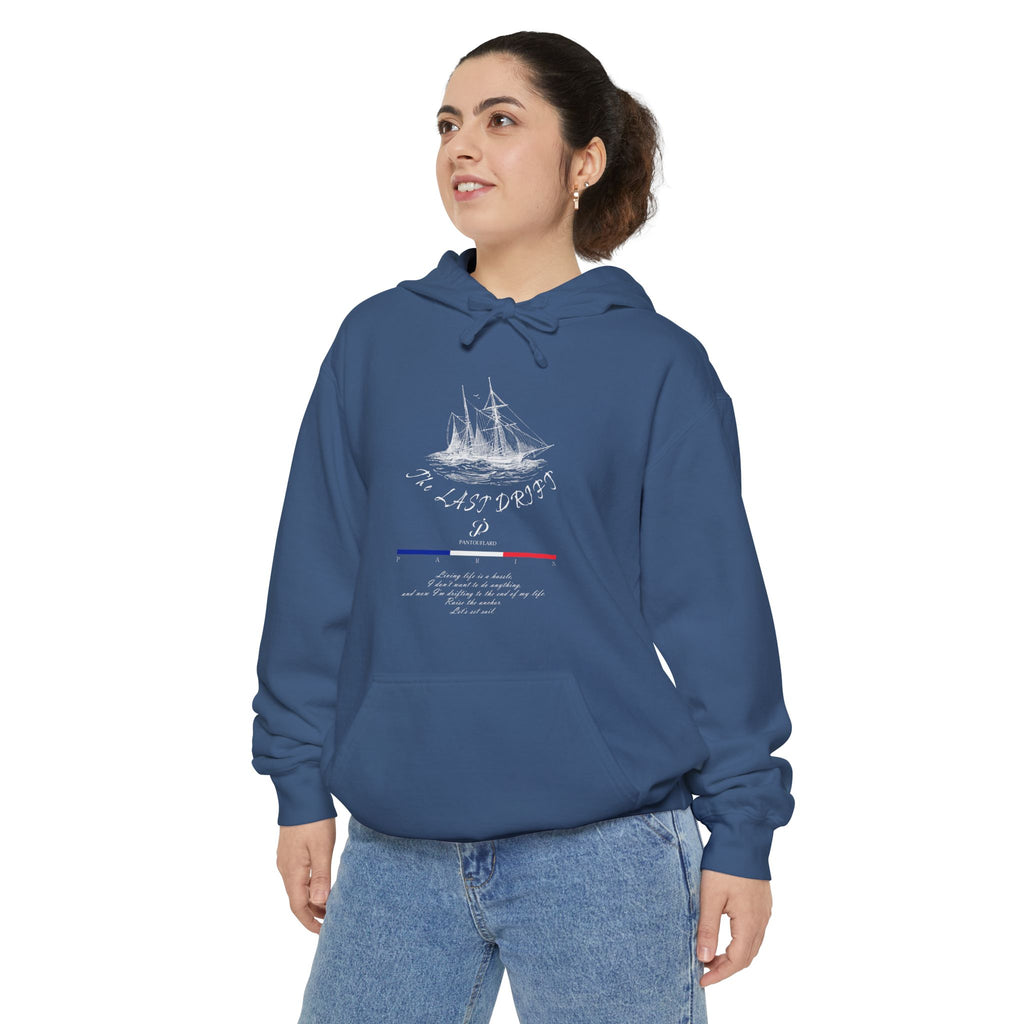 Old Money Nautical Heritage Hoodie - The Last Drift II (9.5oz Garment-Dyed Fleece)