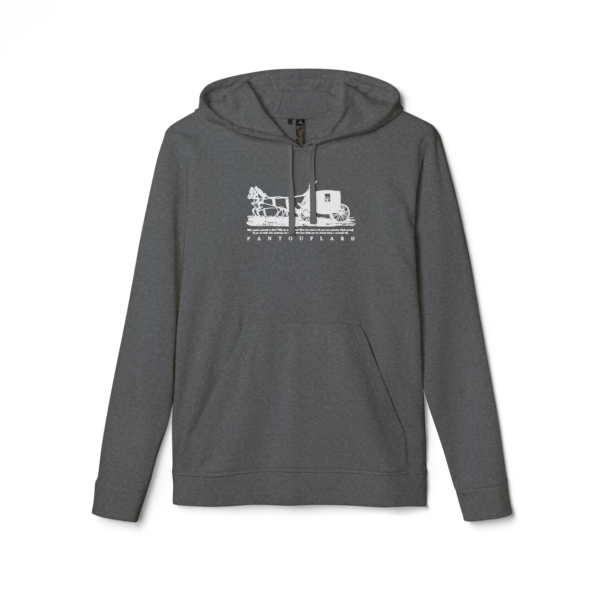 Old Money Tennis Club Hoodie - The Timeless Carriage II (Authentic Adidas Performance Fleece)