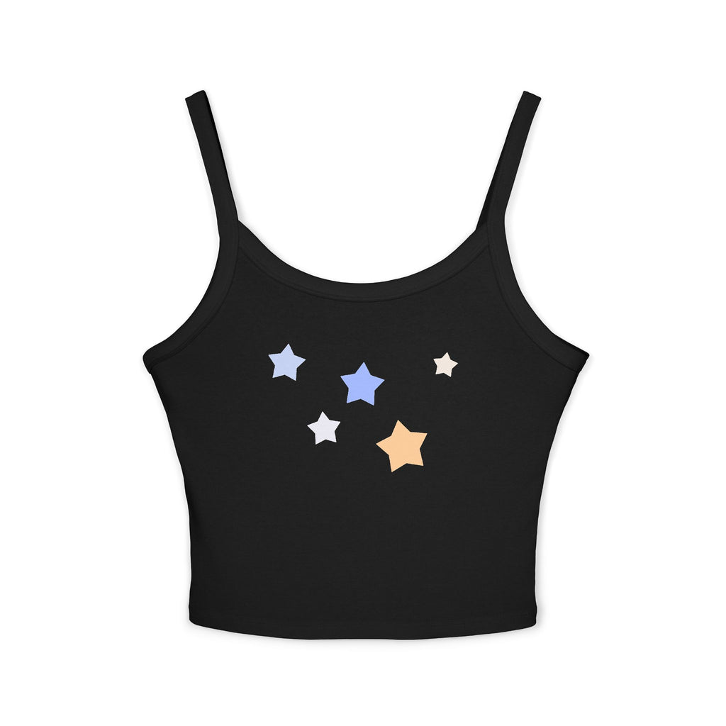 Women's Cassiopeia Constellation Graphic Spaghetti Strap Tank - W-Shape Summer Cami