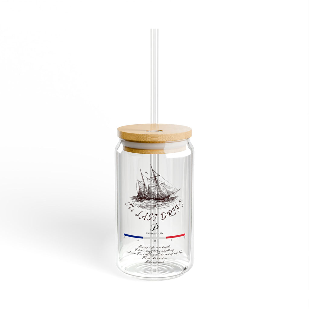 Clear Pantouflard Vintage Ship 'The Last Drift' Tempered Glass Sipper