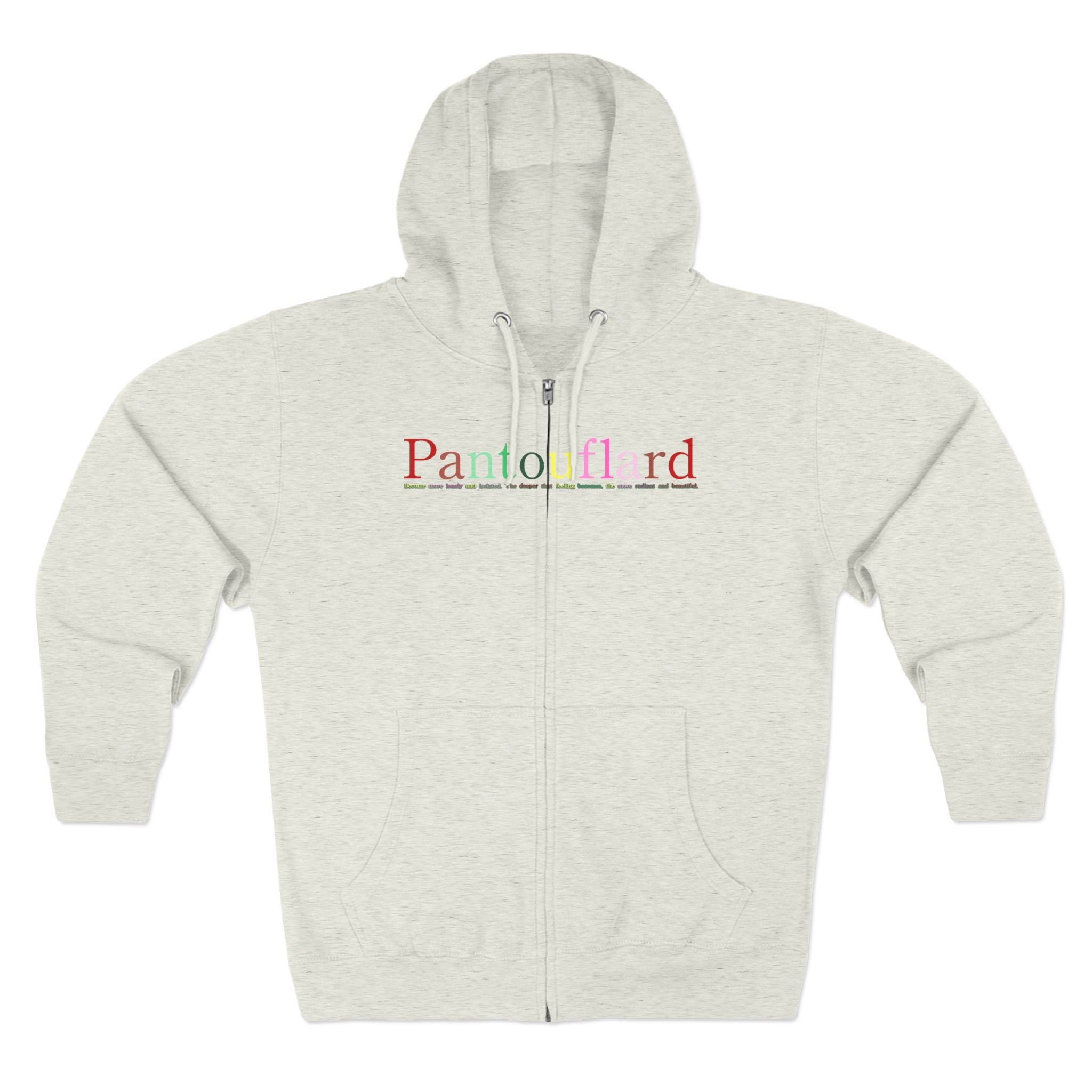 Text Zip Hoodie | Lane Seven Fleece with YKK Zipper