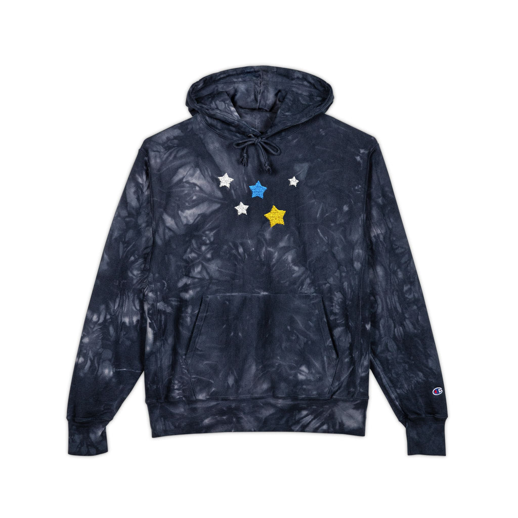 Champion Cassiopeia Constellation Tie-Dye Hoodie - W-Shape Reverse Weave Pullover