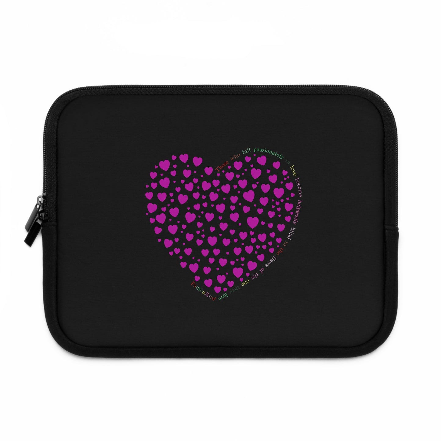 Pink Heart Laptop Sleeve