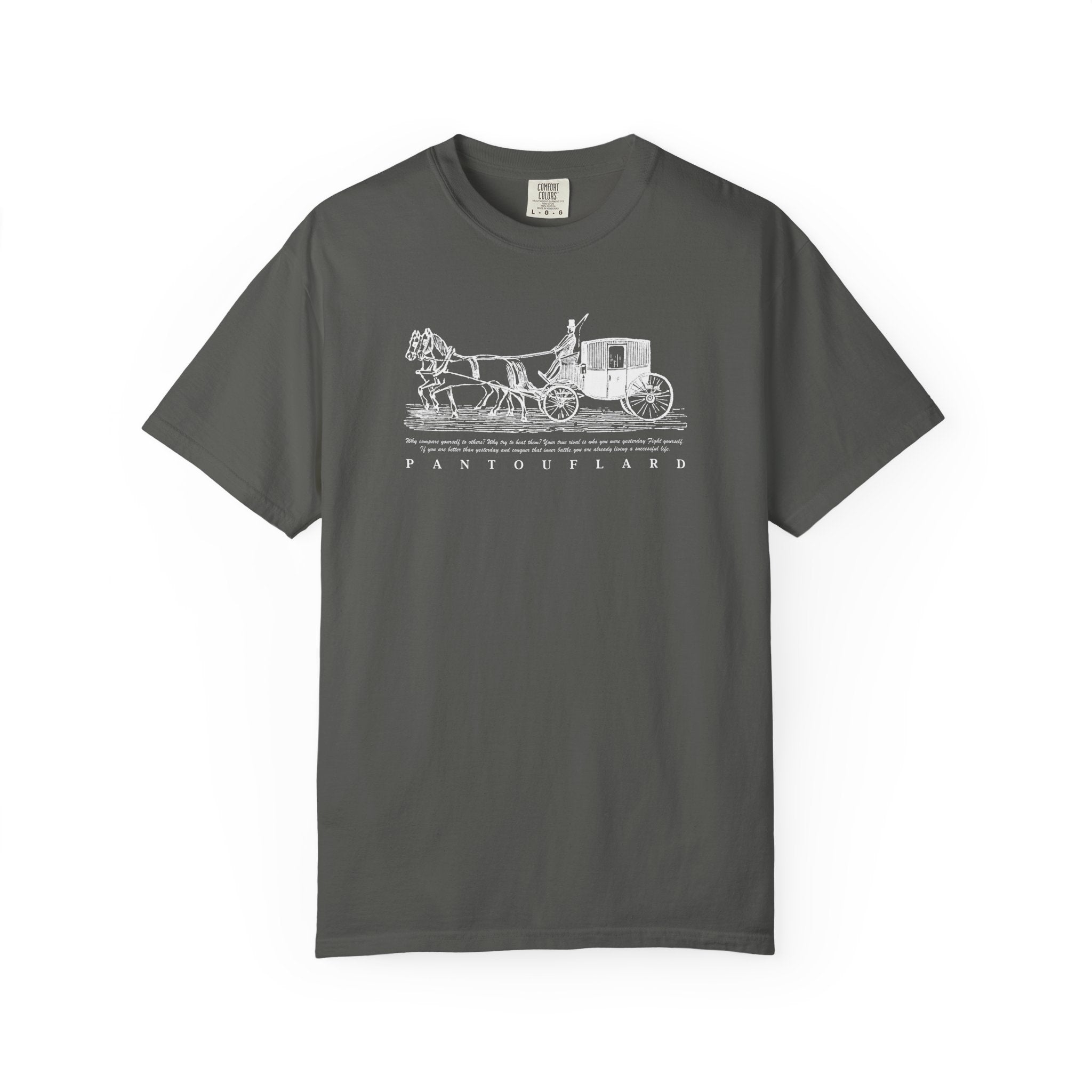 Unisex Burnt Orange Hanes Vintage Carriage Graphic 100% Cotton T-Shirt