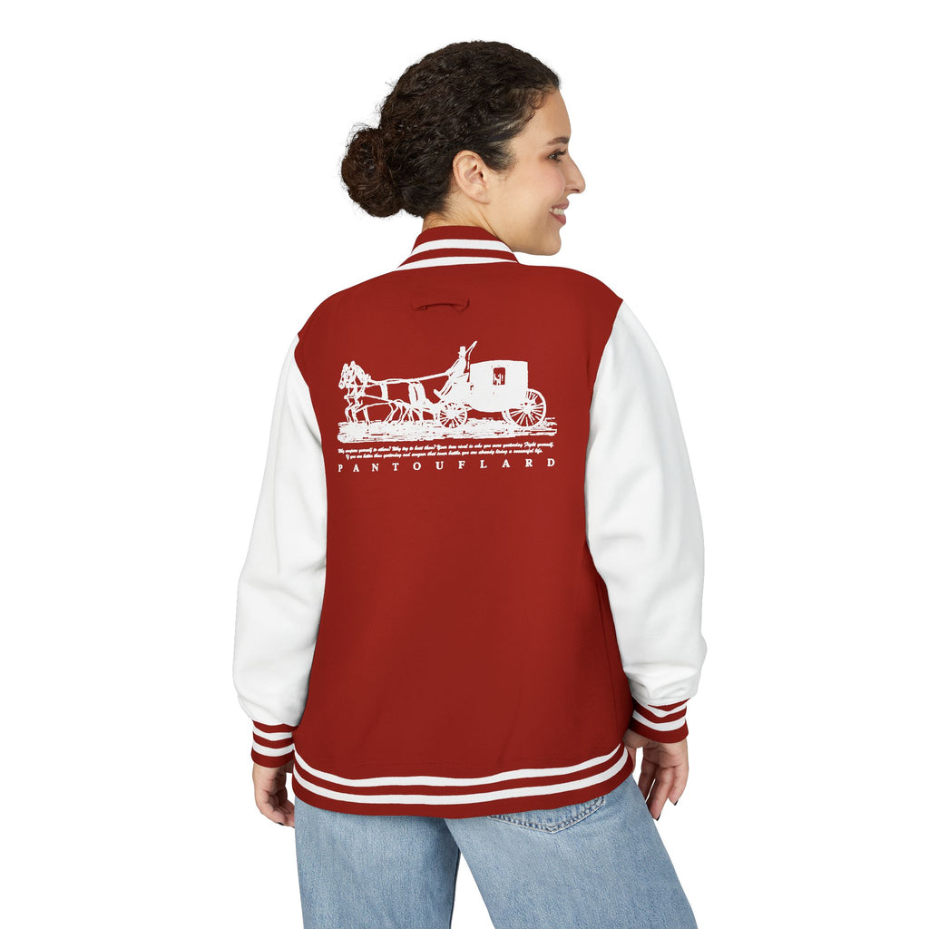 Unisex Navy Pantouflard Carriage Cotton Blend Jacket