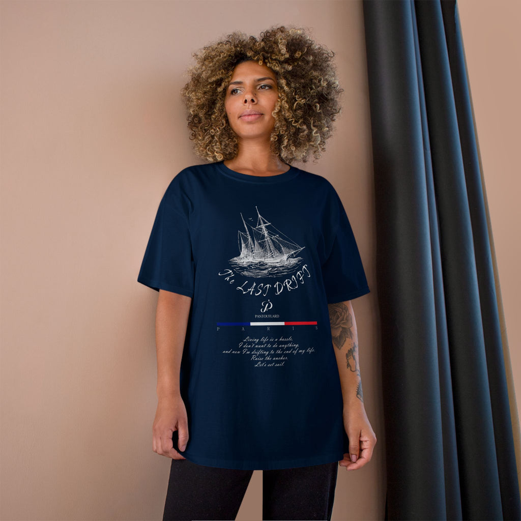 Champion Unisex Black Last Drift Cotton T-Shirt