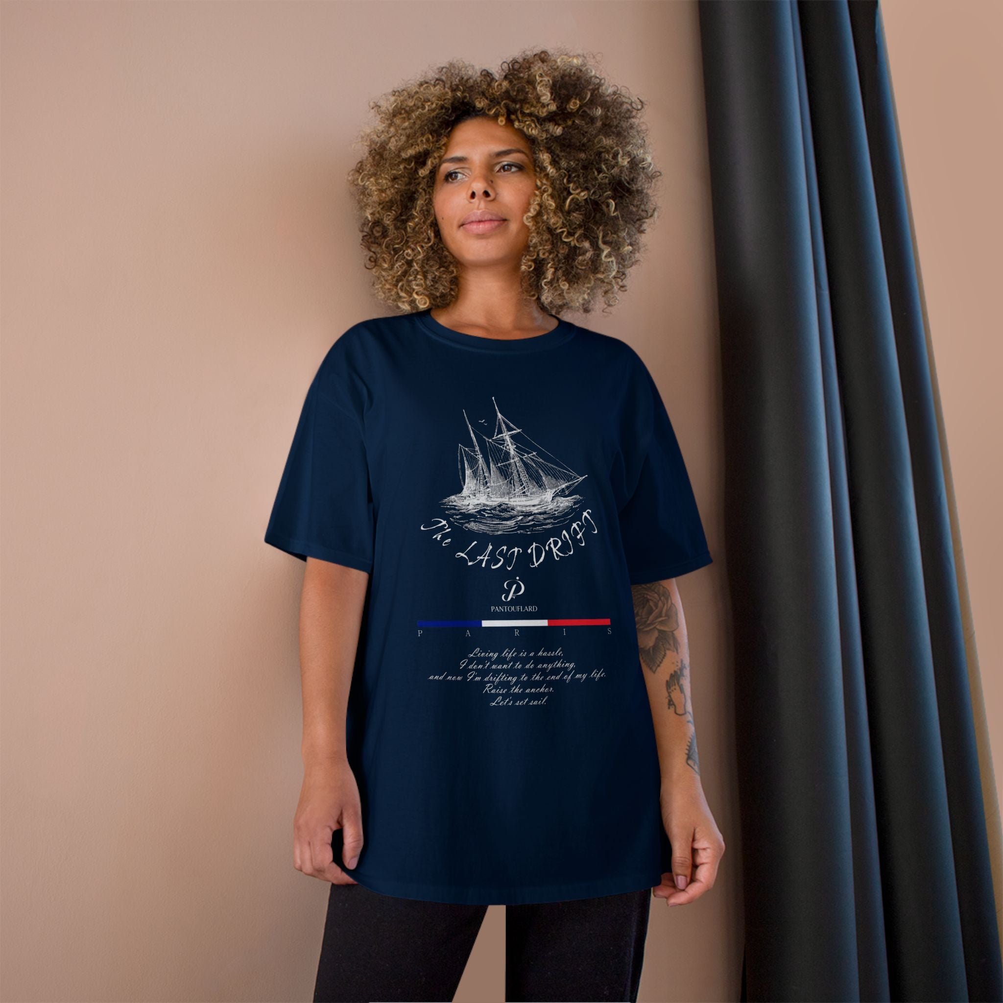 Champion Unisex Black Last Drift Cotton T-Shirt
