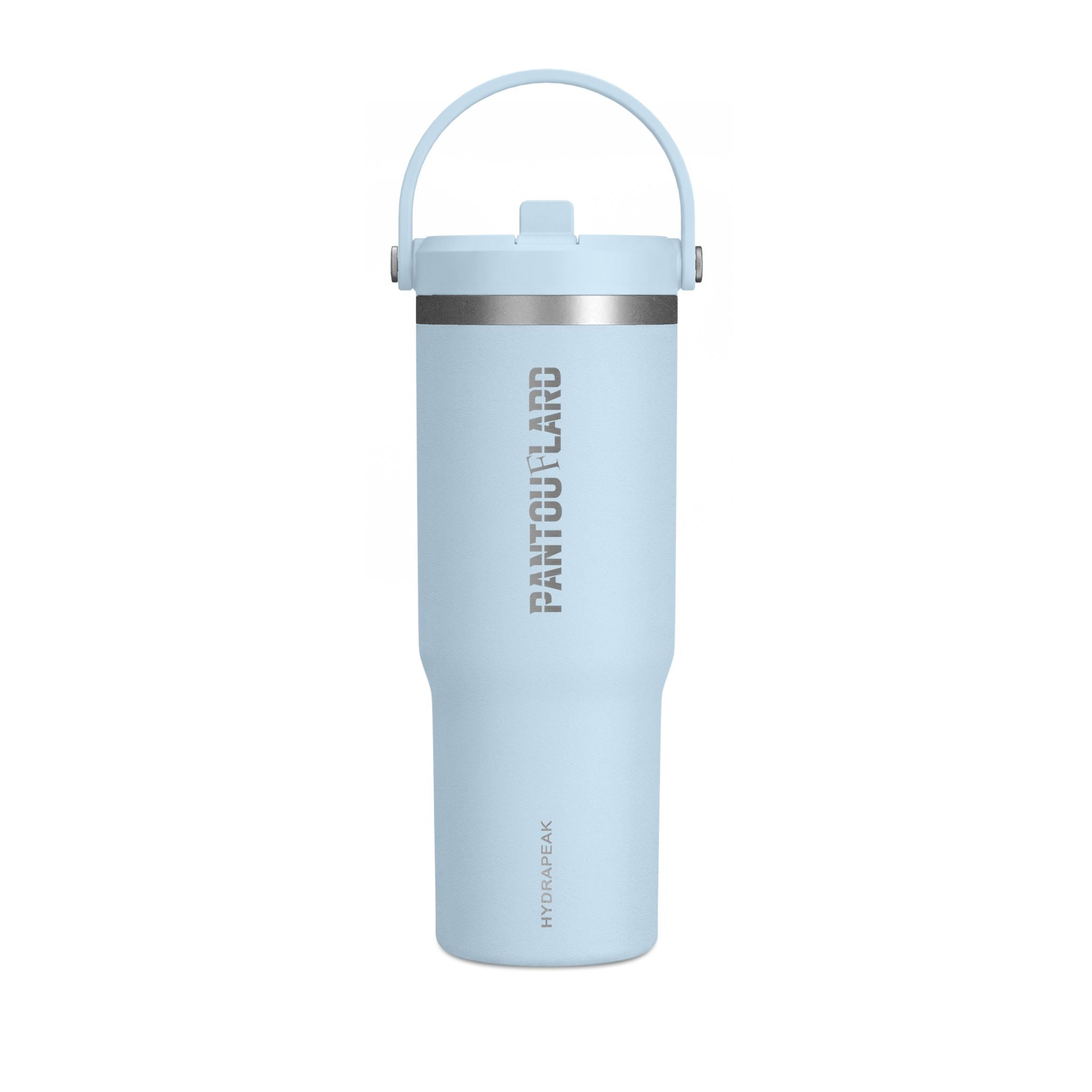 Black Vertical Pantouflard Logo 32oz Stainless Steel Nomad Tumbler