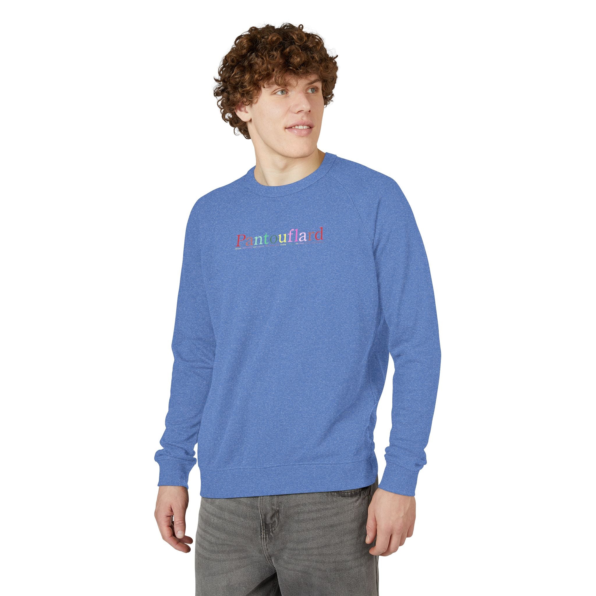 Unisex Old Money Aesthetic Raglan Crewneck - Premium French Terry