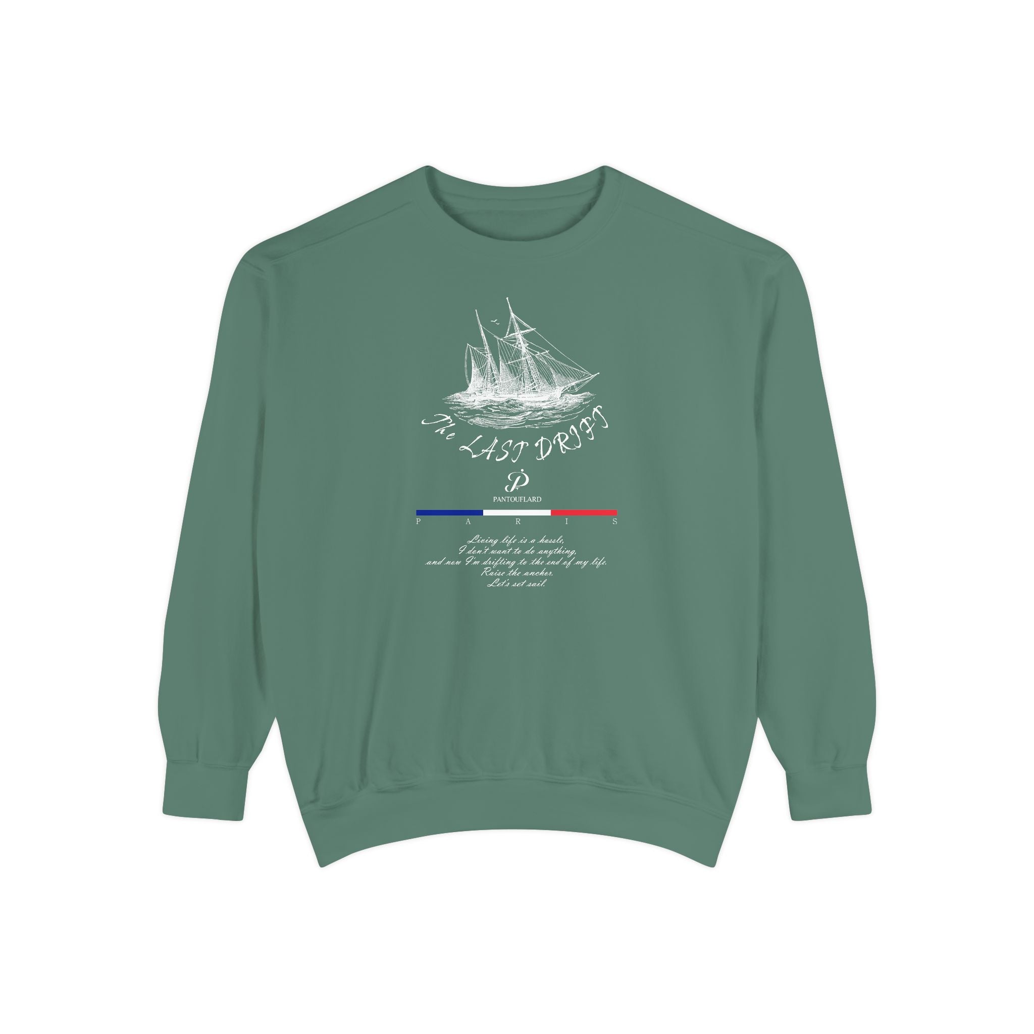 Unisex Navy Last Drift Cotton Blend Sweatshirt