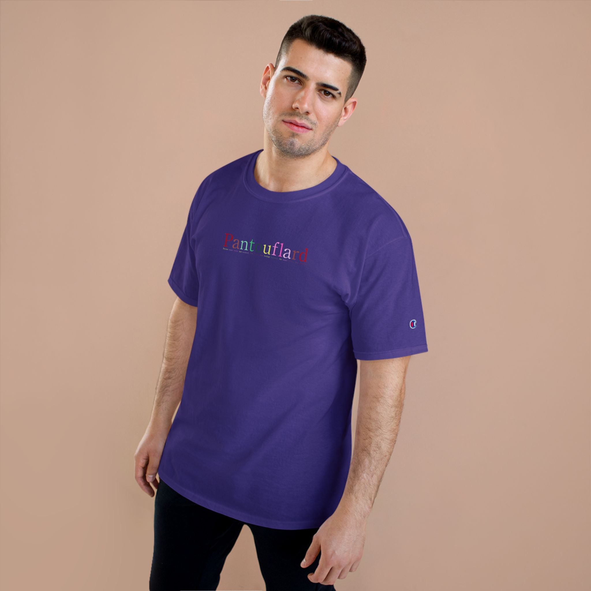 Champion Men's & Women's Black Heavyweight T-Shirt - 6.1oz Heritage Cotton Graphic Tee