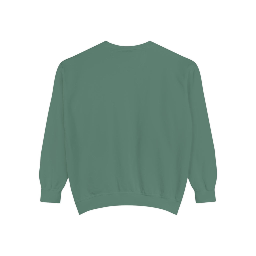 Unisex Navy Vintage Carriage Graphic Cotton Blend Sweatshirt