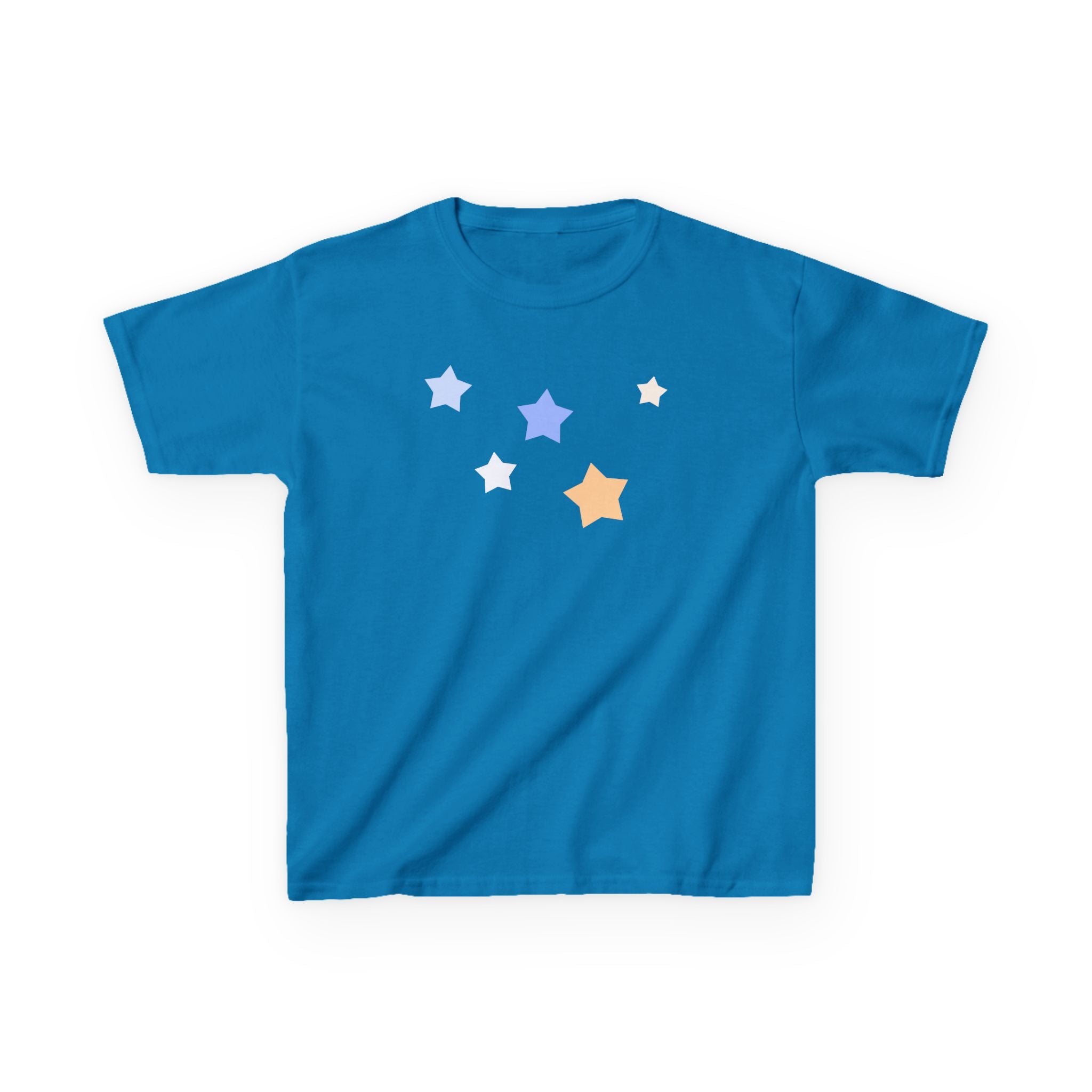 Kids Boys' & Girls' Cassiopeia Constellation Graphic T-Shirt - W-Shape Heavy Cotton Tee